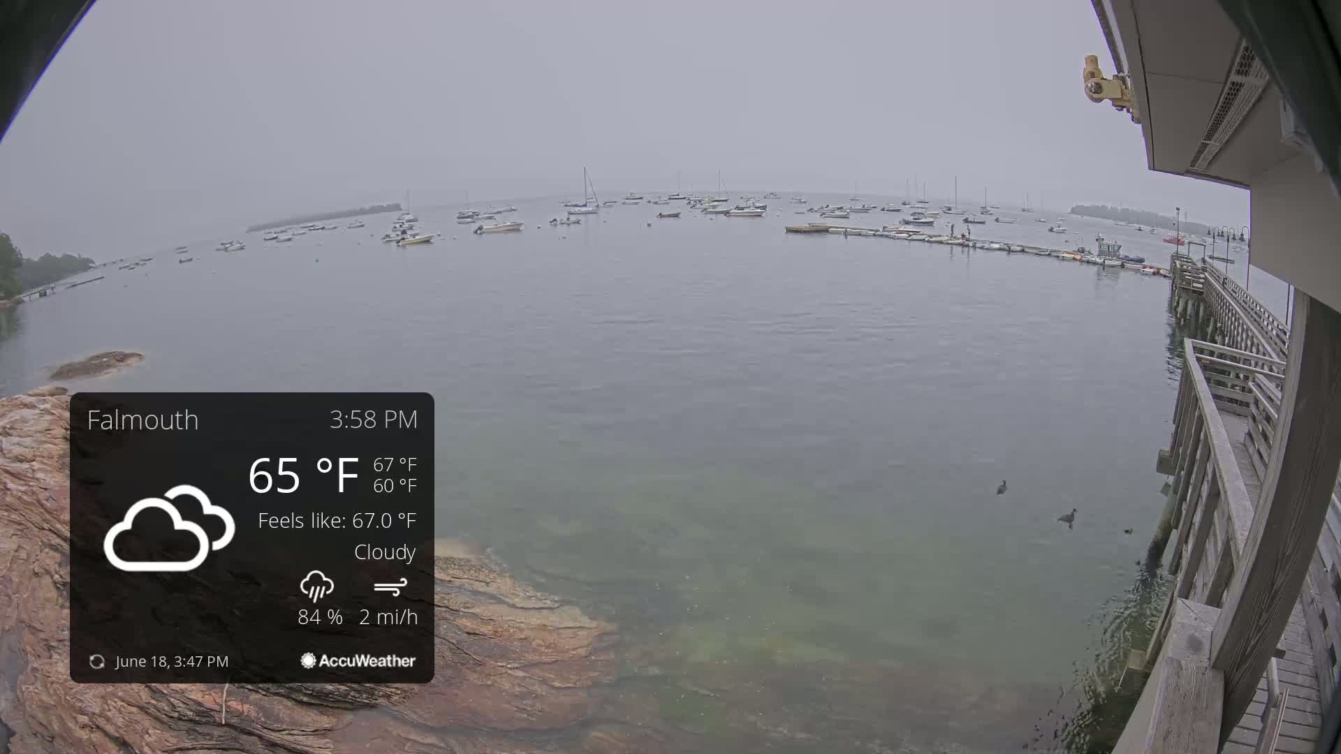 Falmouth Coast & Casco Bay Live Cam - Falmouth, Cumberland, Maine, USA