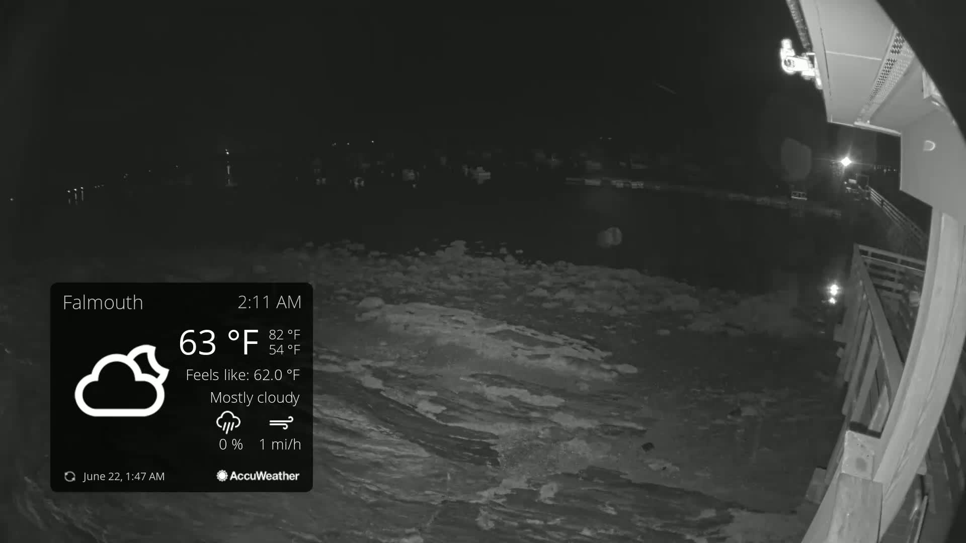 Falmouth Coast & Casco Bay Live Cam - Falmouth, Cumberland, Maine, USA