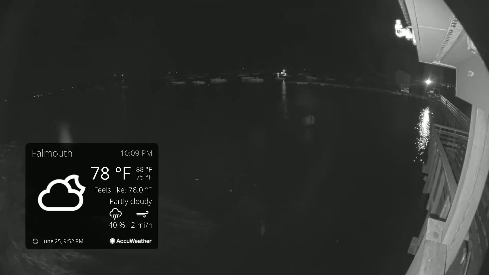Falmouth Coast & Casco Bay Live Cam - Falmouth, Cumberland, Maine, USA