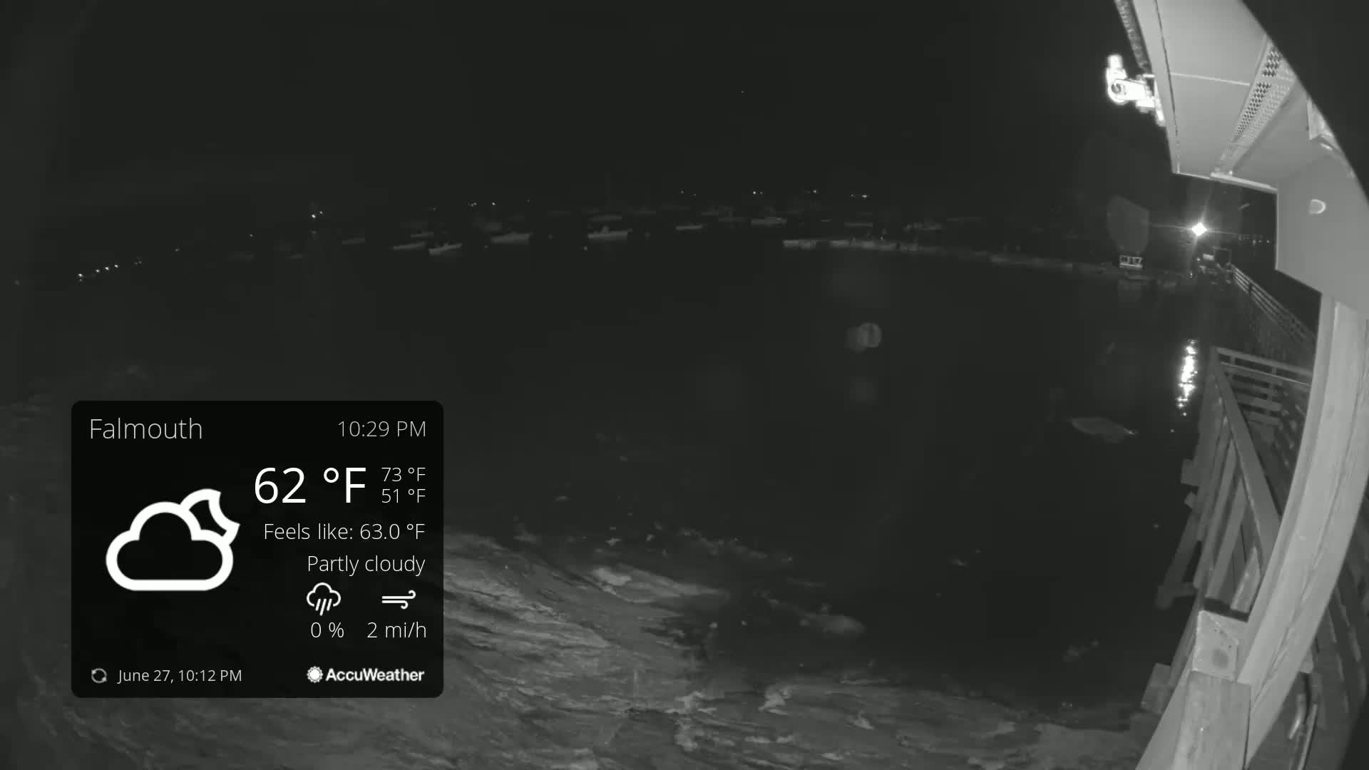 Falmouth Coast & Casco Bay Live Cam - Falmouth, Cumberland, Maine, USA