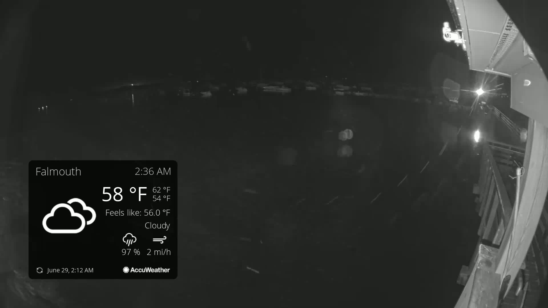 Falmouth Coast & Casco Bay Live Cam - Falmouth, Cumberland, Maine, USA