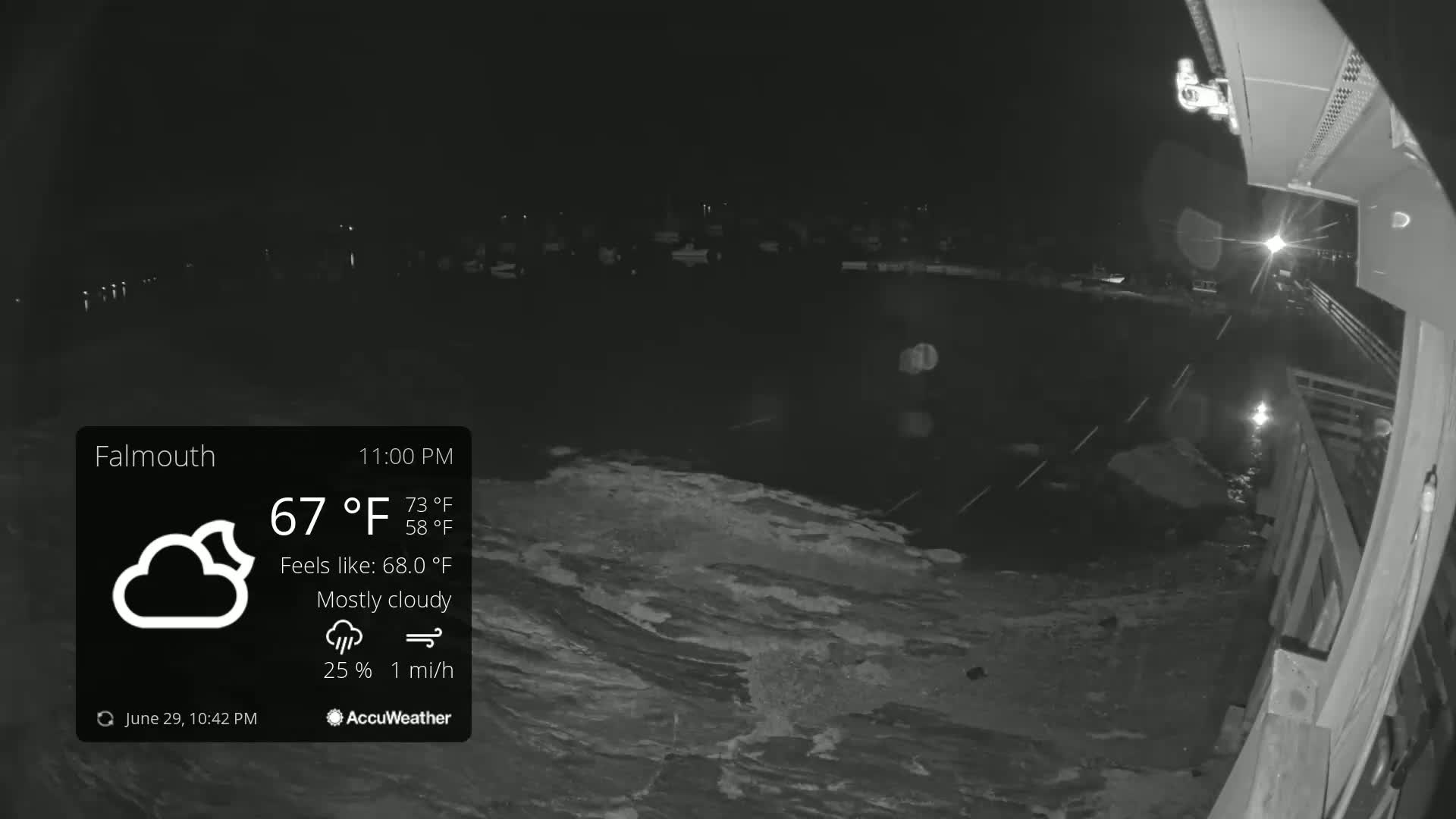 Falmouth Coast & Casco Bay Live Cam - Falmouth, Cumberland, Maine, USA