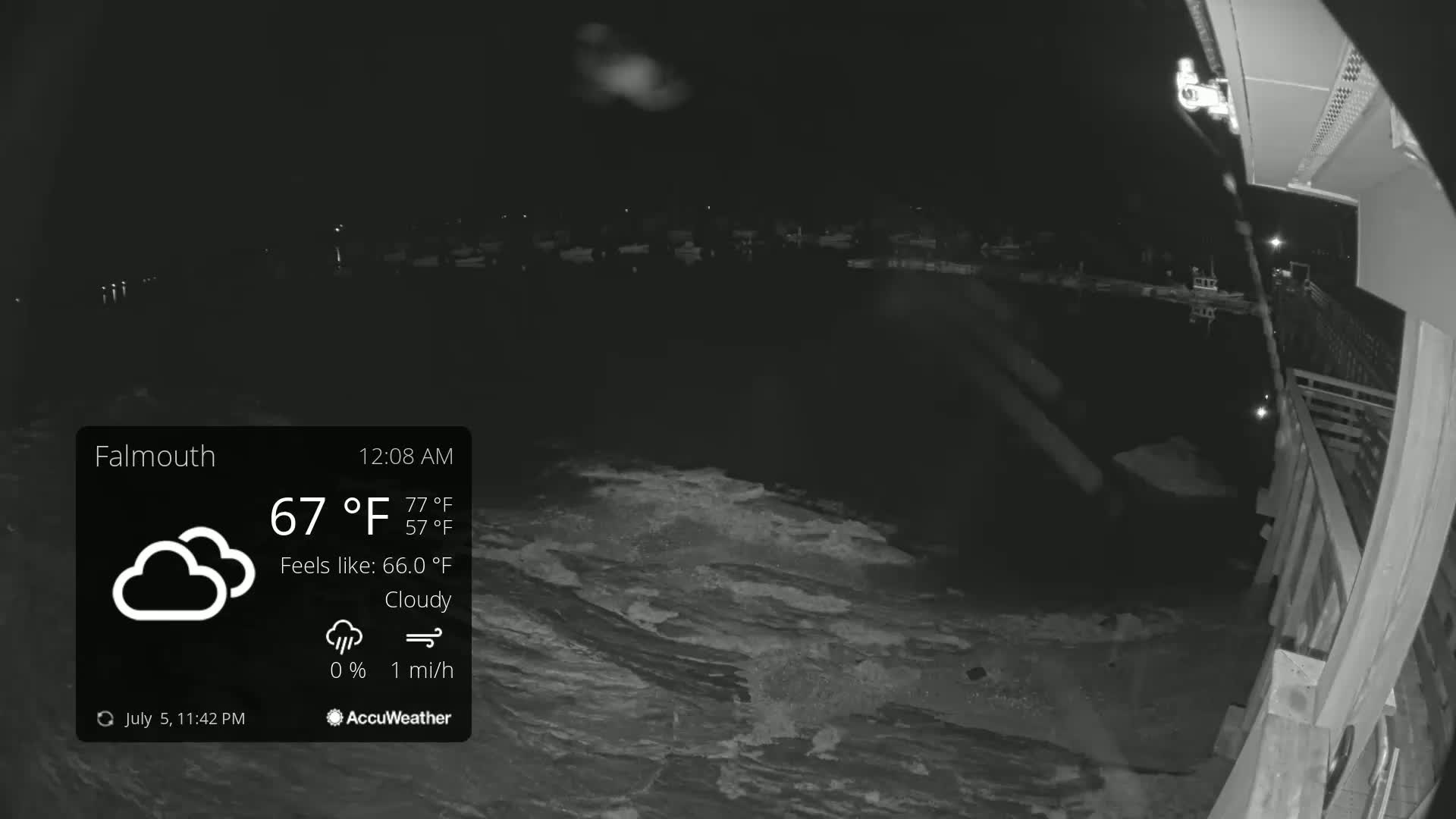 Falmouth Coast & Casco Bay Live Cam - Falmouth, Cumberland, Maine, USA