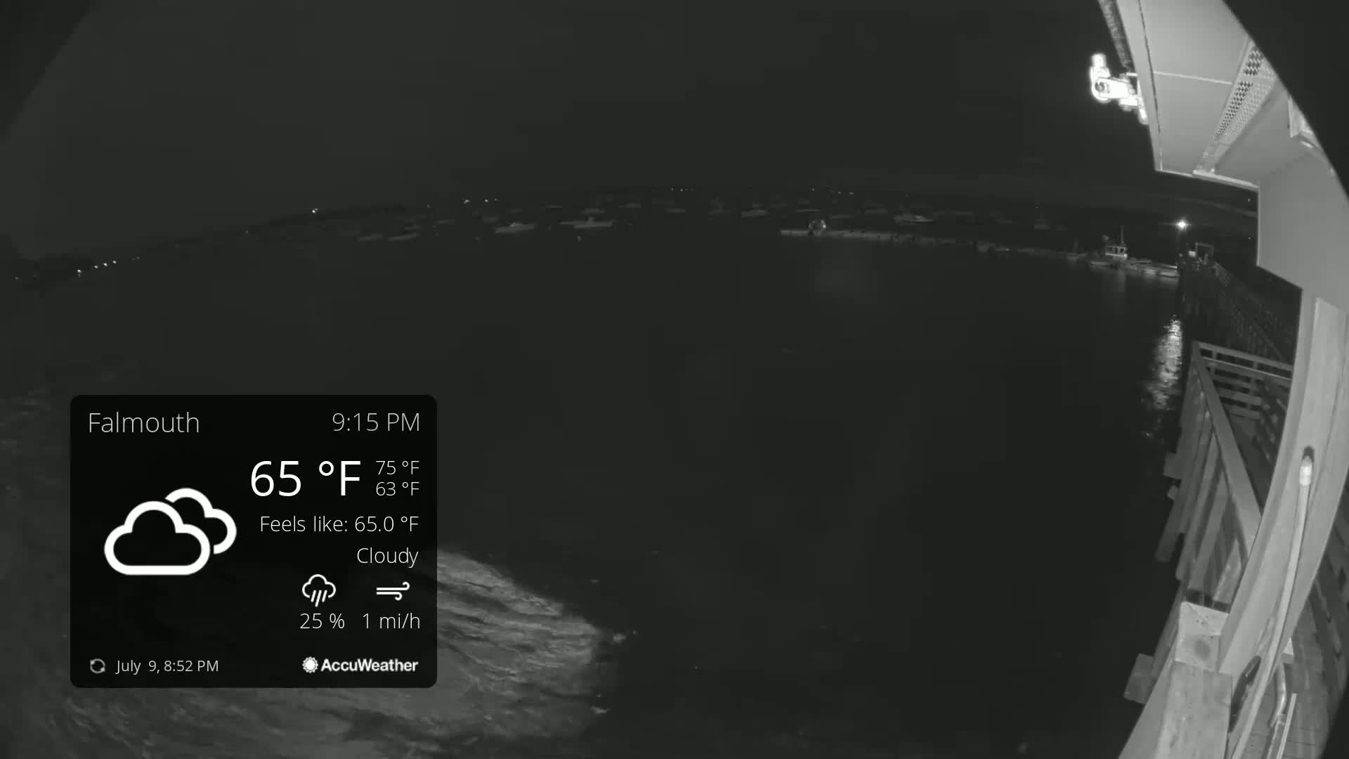 Falmouth Coast & Casco Bay Live Cam - Falmouth, Cumberland, Maine, USA