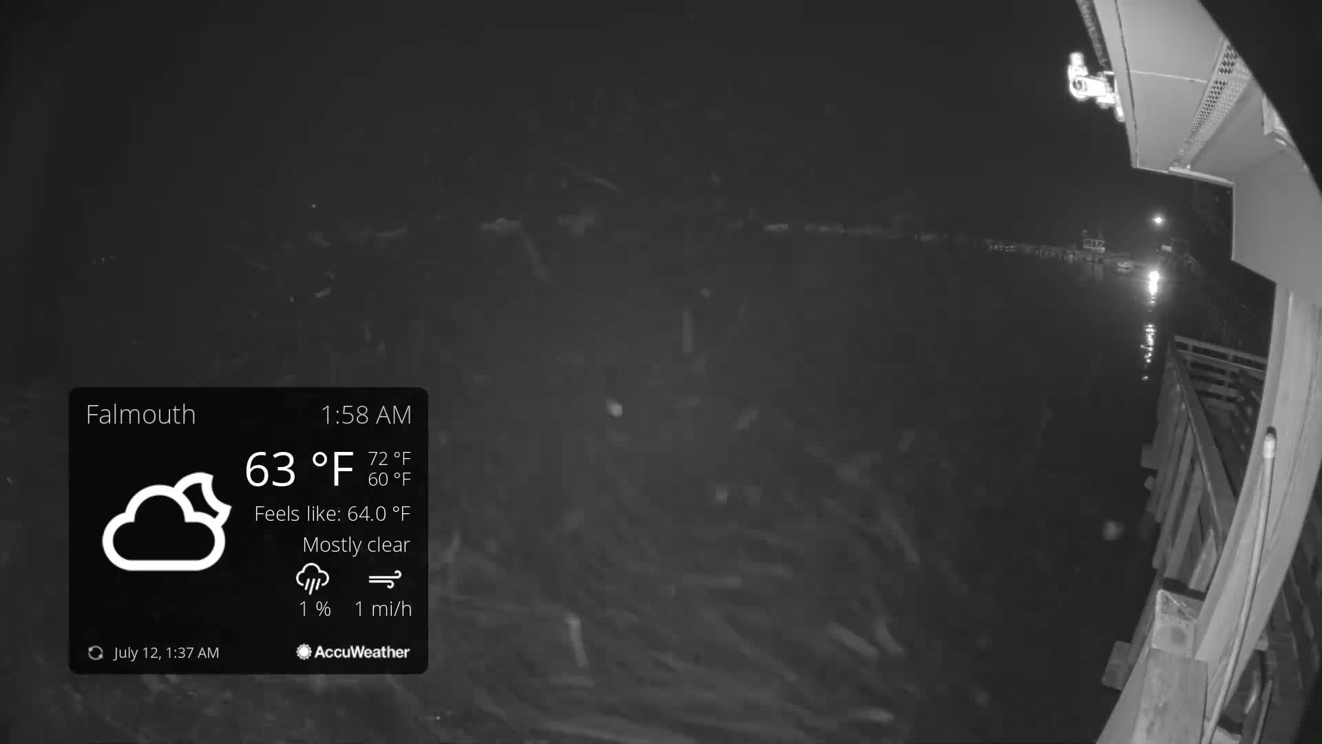 Falmouth Coast & Casco Bay Live Cam - Falmouth, Cumberland, Maine, USA