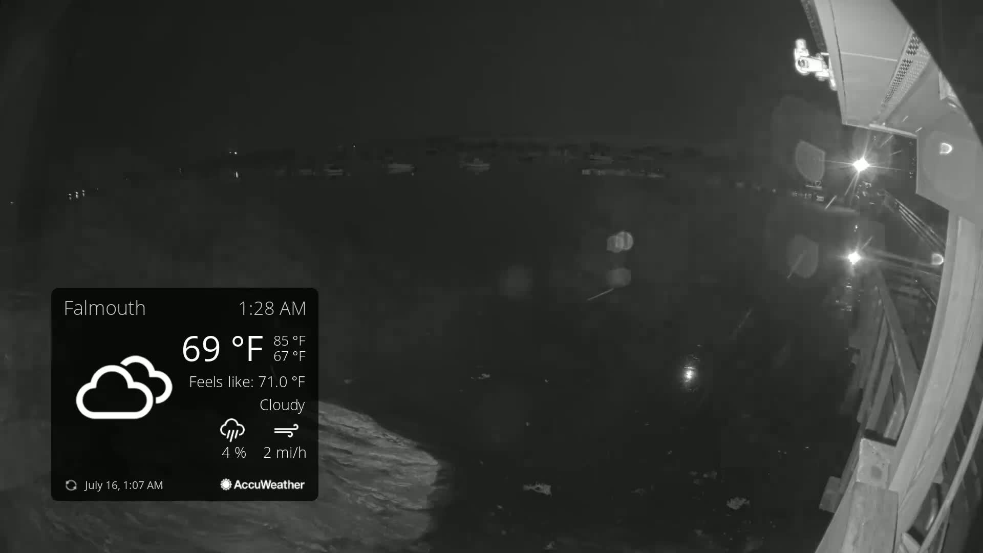 Falmouth Coast & Casco Bay Live Cam - Falmouth, Cumberland, Maine, USA