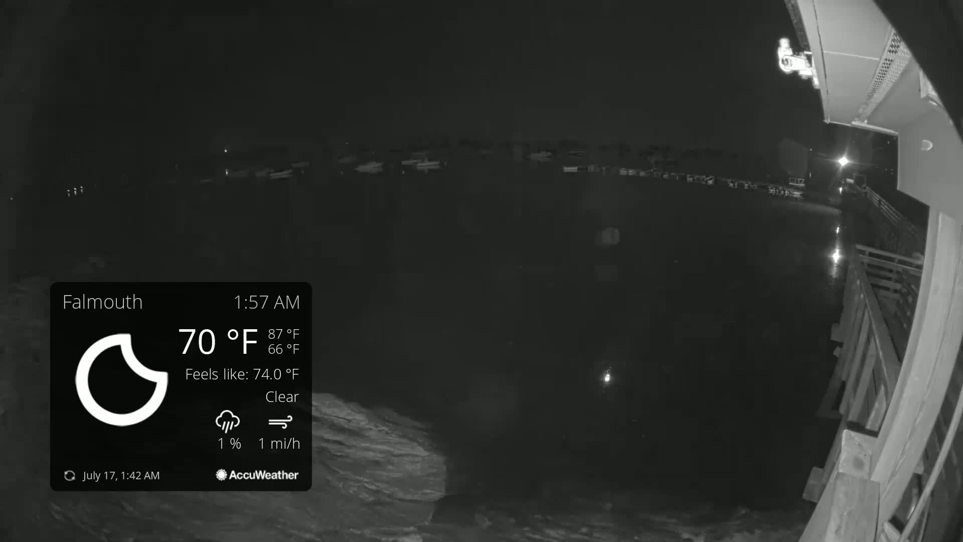 Falmouth Coast & Casco Bay Live Cam - Falmouth, Cumberland, Maine, USA
