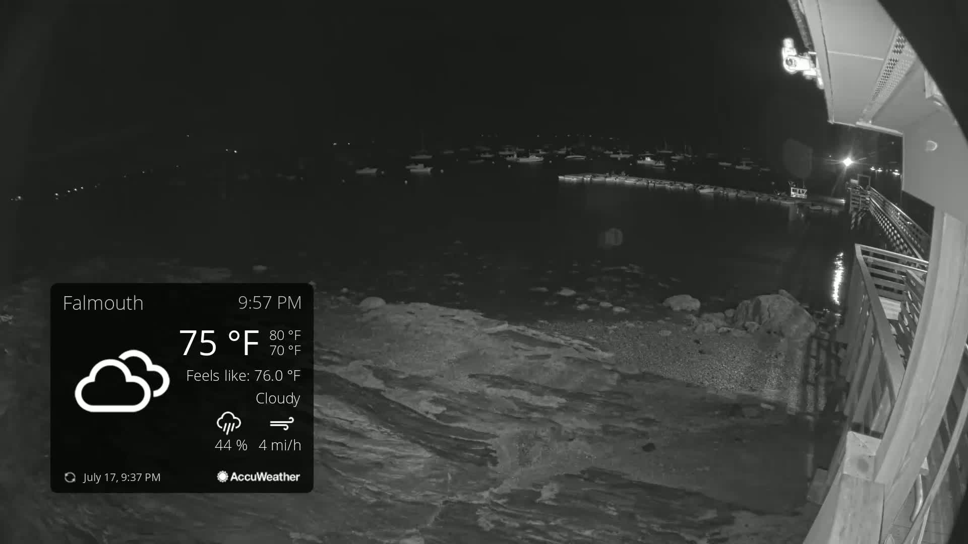 Falmouth Coast & Casco Bay Live Cam - Falmouth, Cumberland, Maine, USA