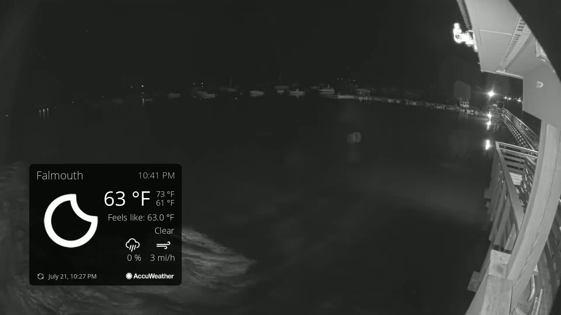 Falmouth Coast & Casco Bay Live Cam - Falmouth, Cumberland, Maine, USA
