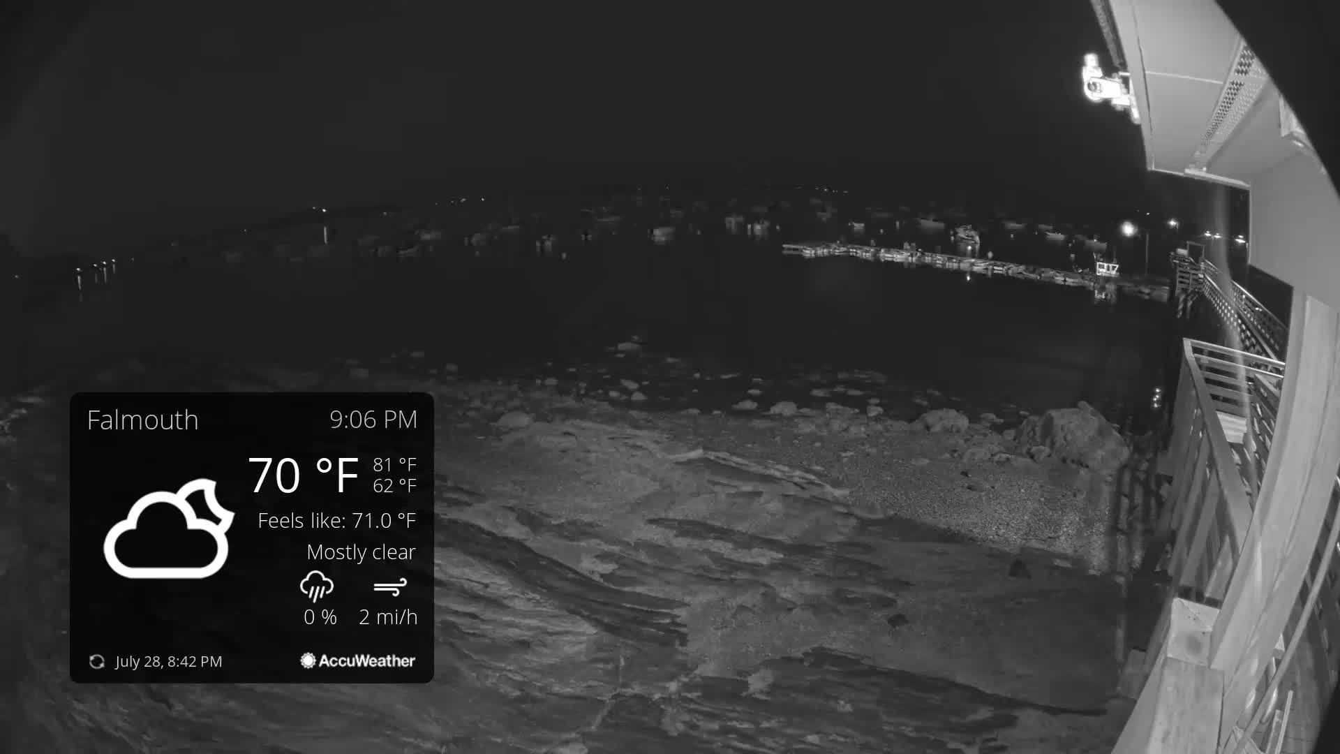 Falmouth Coast & Casco Bay Live Cam - Falmouth, Cumberland, Maine, USA
