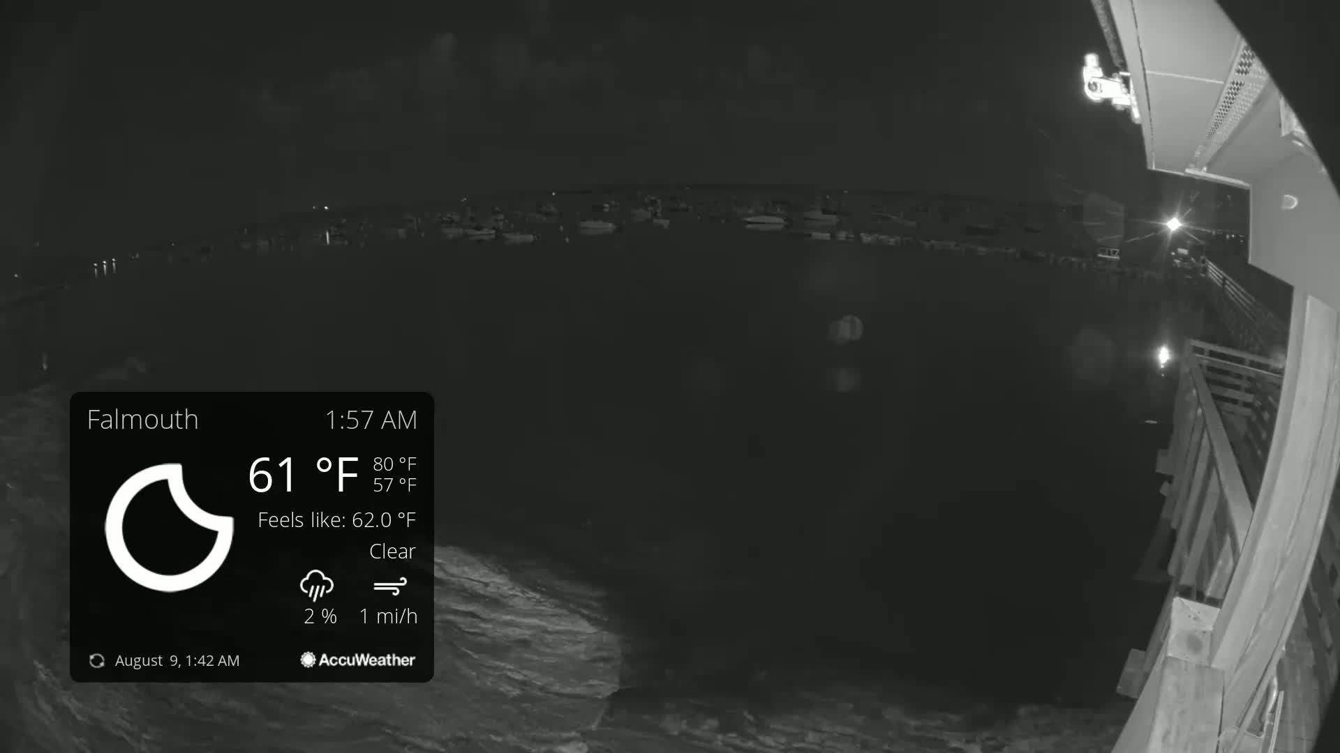 Falmouth Coast & Casco Bay Live Cam - Falmouth, Cumberland, Maine, USA