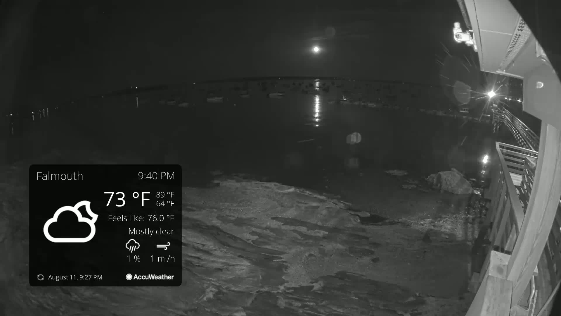 Falmouth Coast & Casco Bay Live Cam - Falmouth, Cumberland, Maine, USA