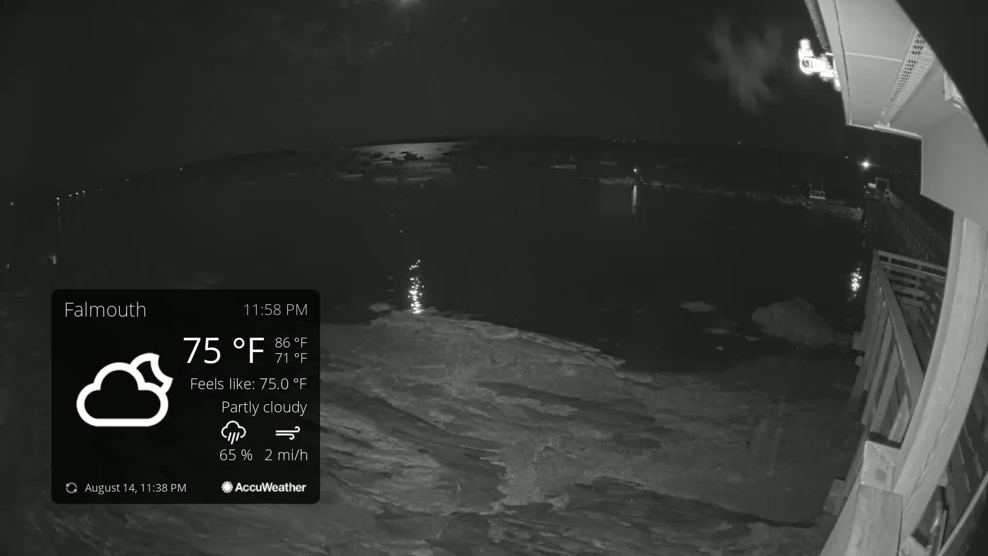 Falmouth Coast & Casco Bay Live Cam - Falmouth, Cumberland, Maine, USA
