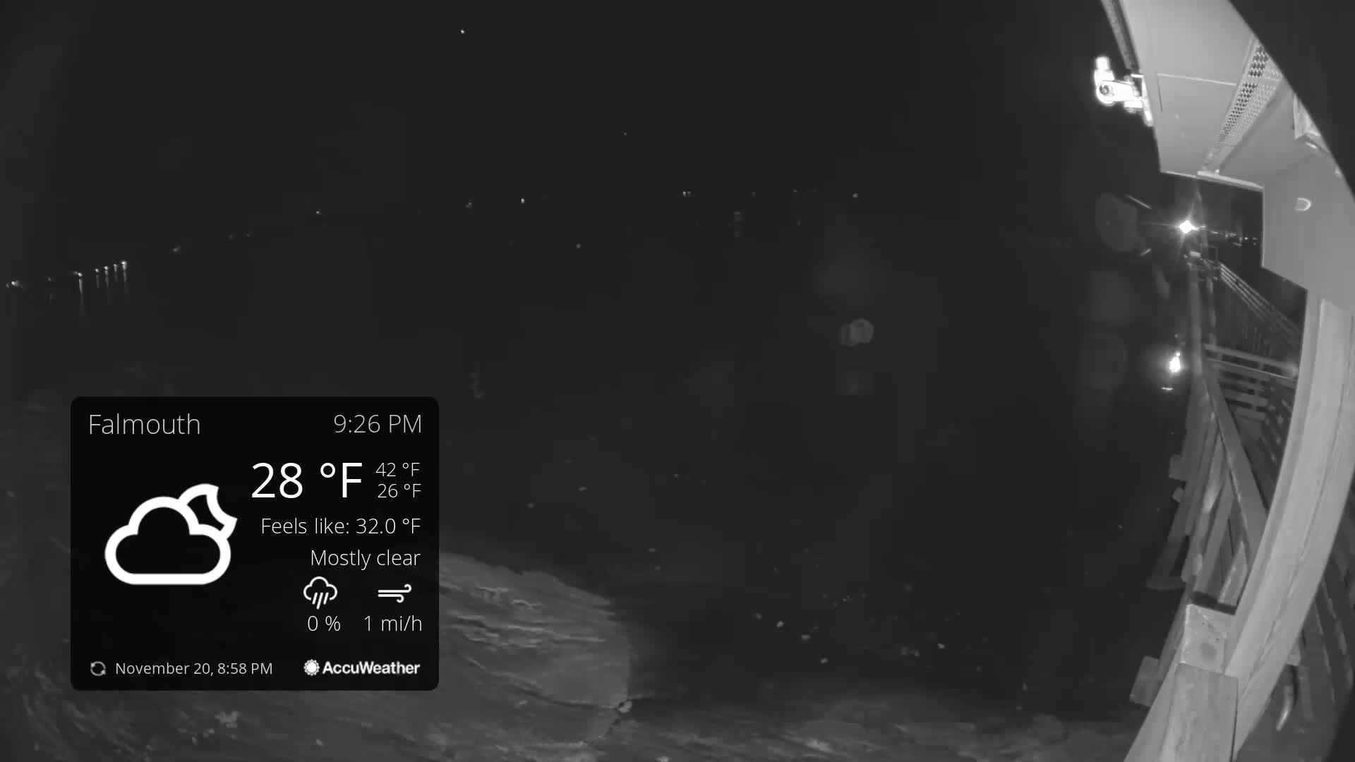 Falmouth Coast & Casco Bay Live Cam - Falmouth, Cumberland, Maine, USA