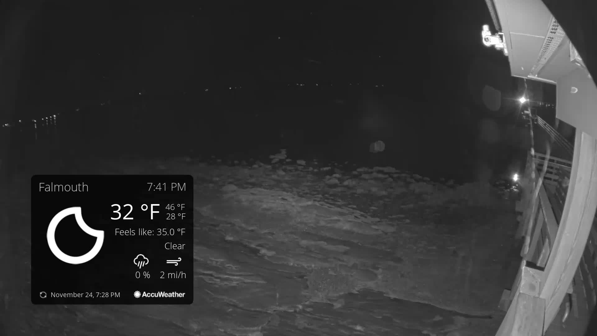 Falmouth Coast & Casco Bay Live Cam - Falmouth, Cumberland, Maine, USA