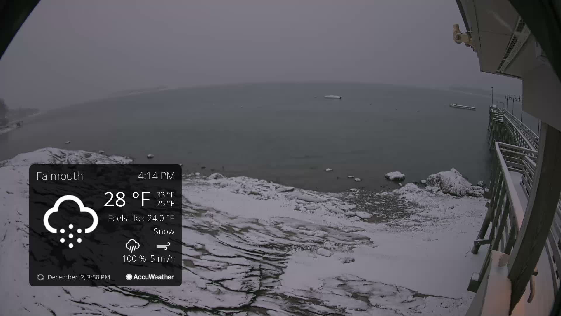 Falmouth Coast & Casco Bay Live Cam - Falmouth, Cumberland, Maine, USA