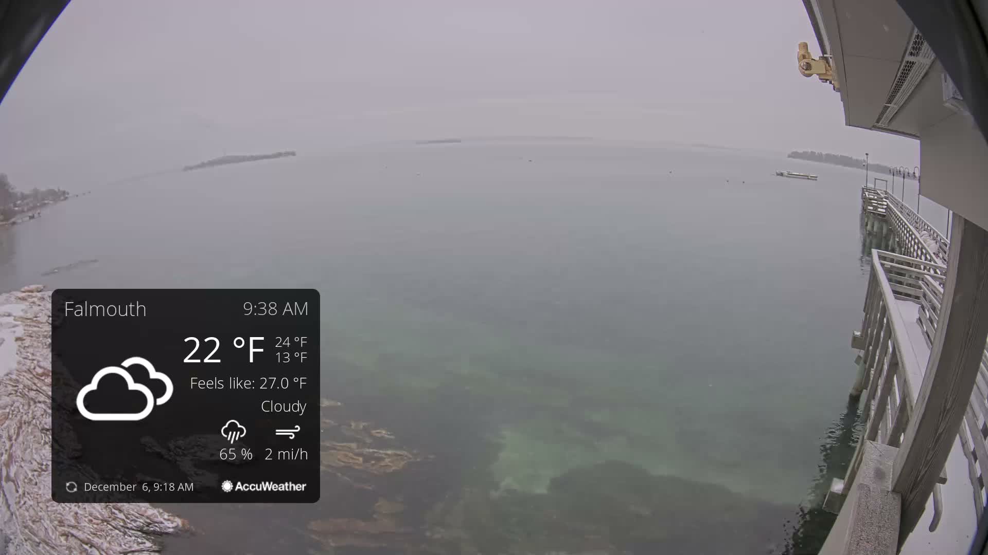 Falmouth Coast & Casco Bay Live Cam - Falmouth, Cumberland, Maine, USA