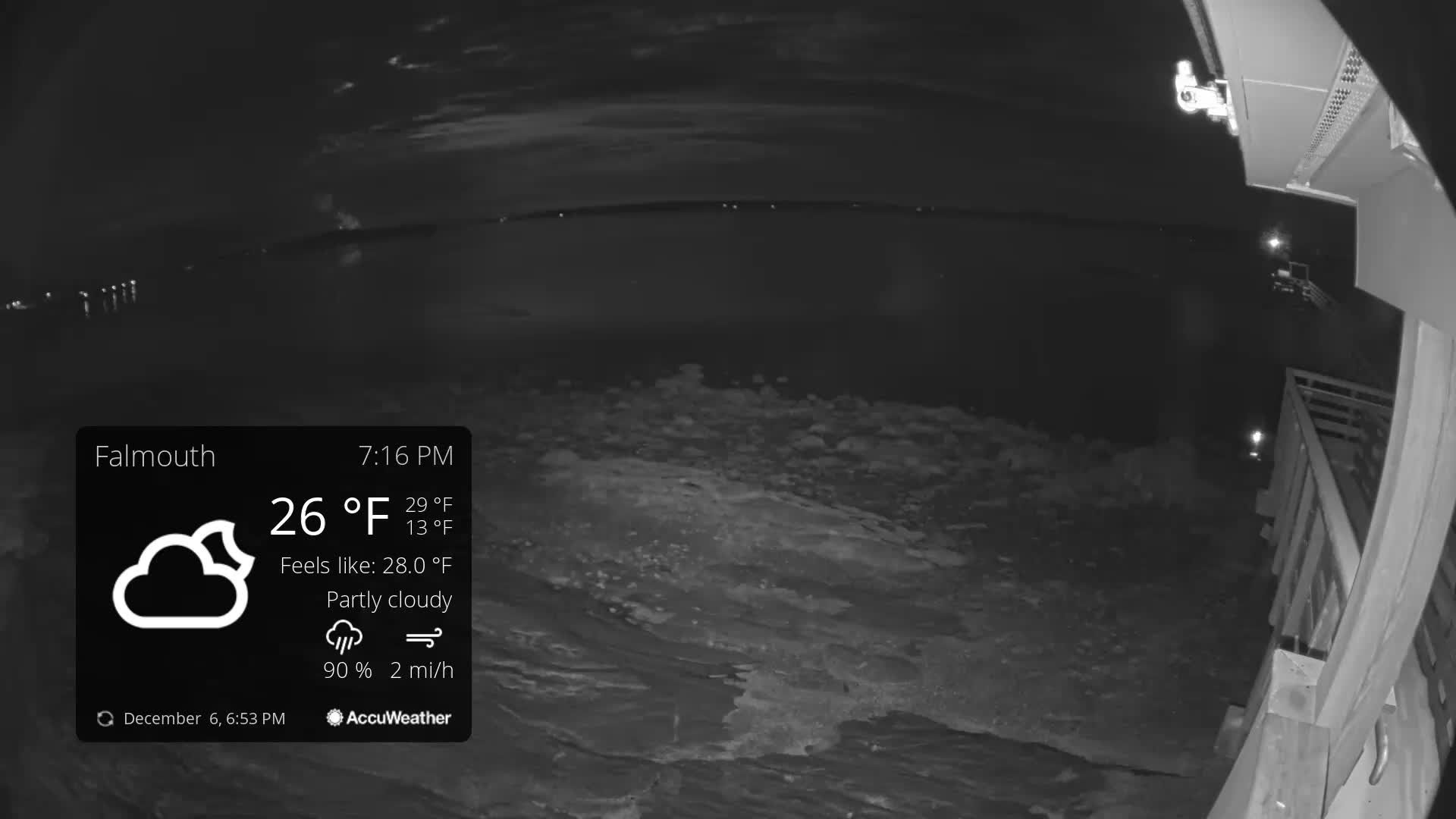 Falmouth Coast & Casco Bay Live Cam - Falmouth, Cumberland, Maine, USA