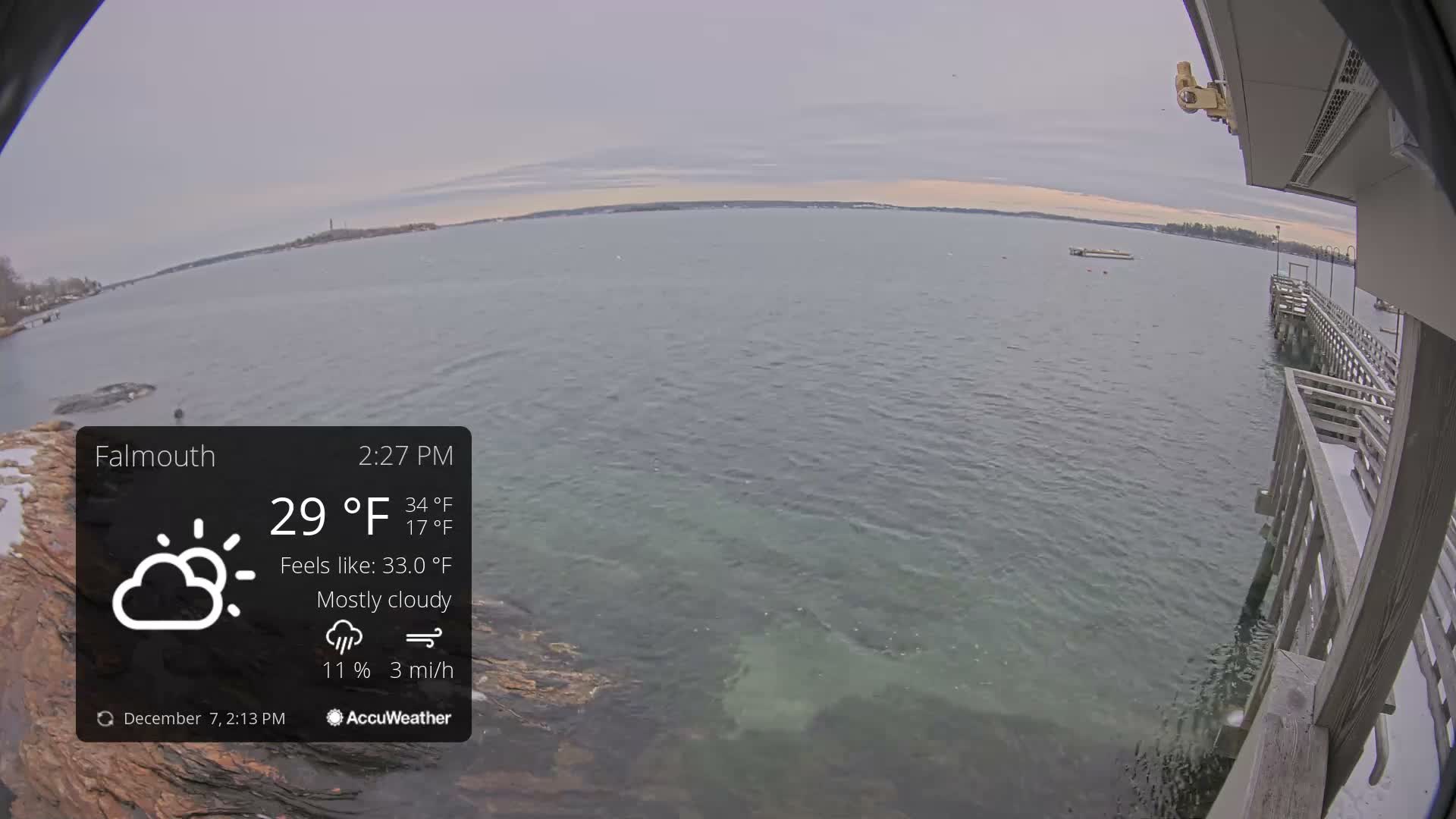 Falmouth Coast & Casco Bay Live Cam - Falmouth, Cumberland, Maine, USA