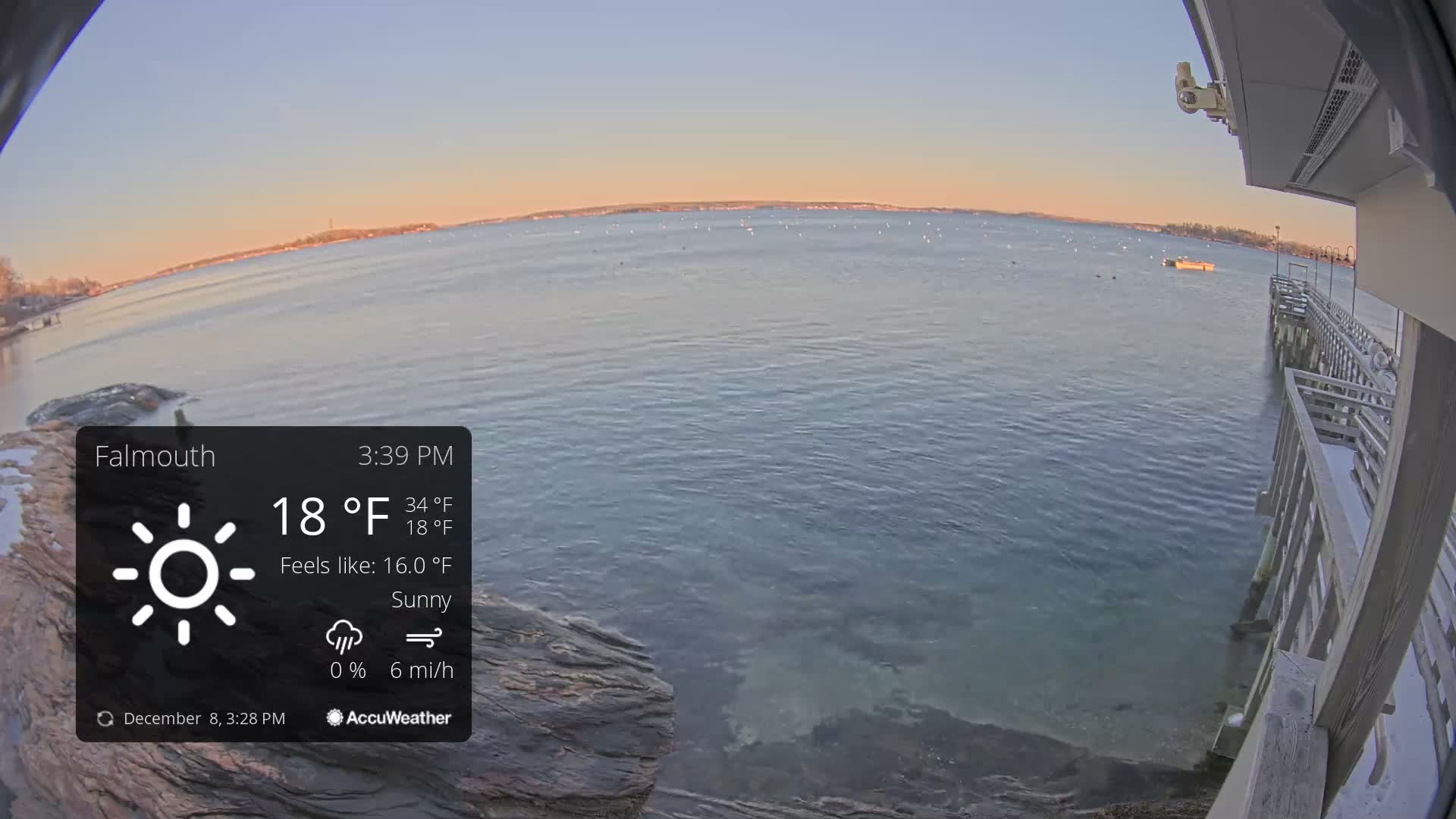 Falmouth Coast & Casco Bay Live Cam - Falmouth, Cumberland, Maine, USA