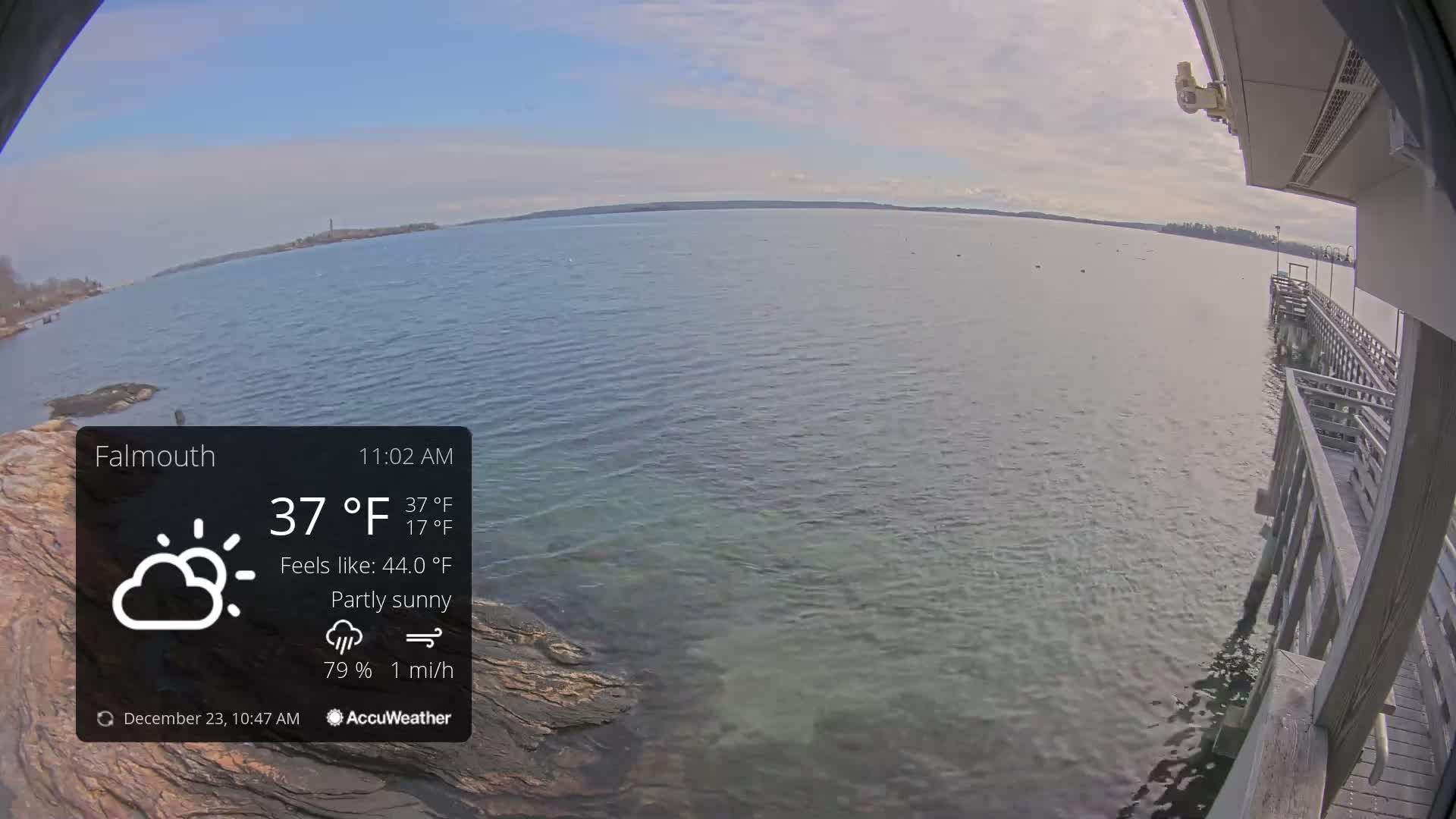 Falmouth Coast & Casco Bay Live Cam - Falmouth, Cumberland, Maine, USA