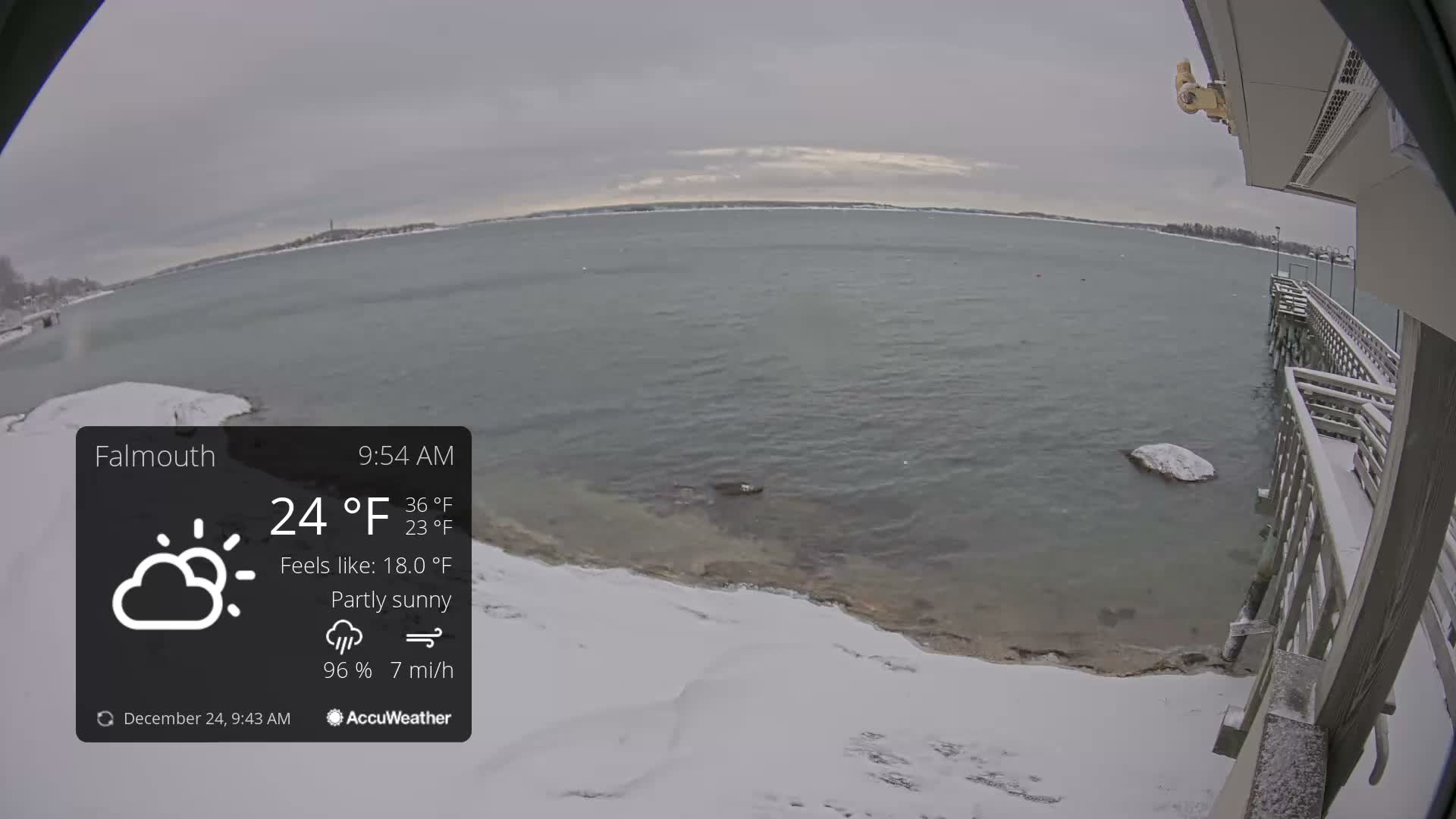 Falmouth Coast & Casco Bay Live Cam - Falmouth, Cumberland, Maine, USA