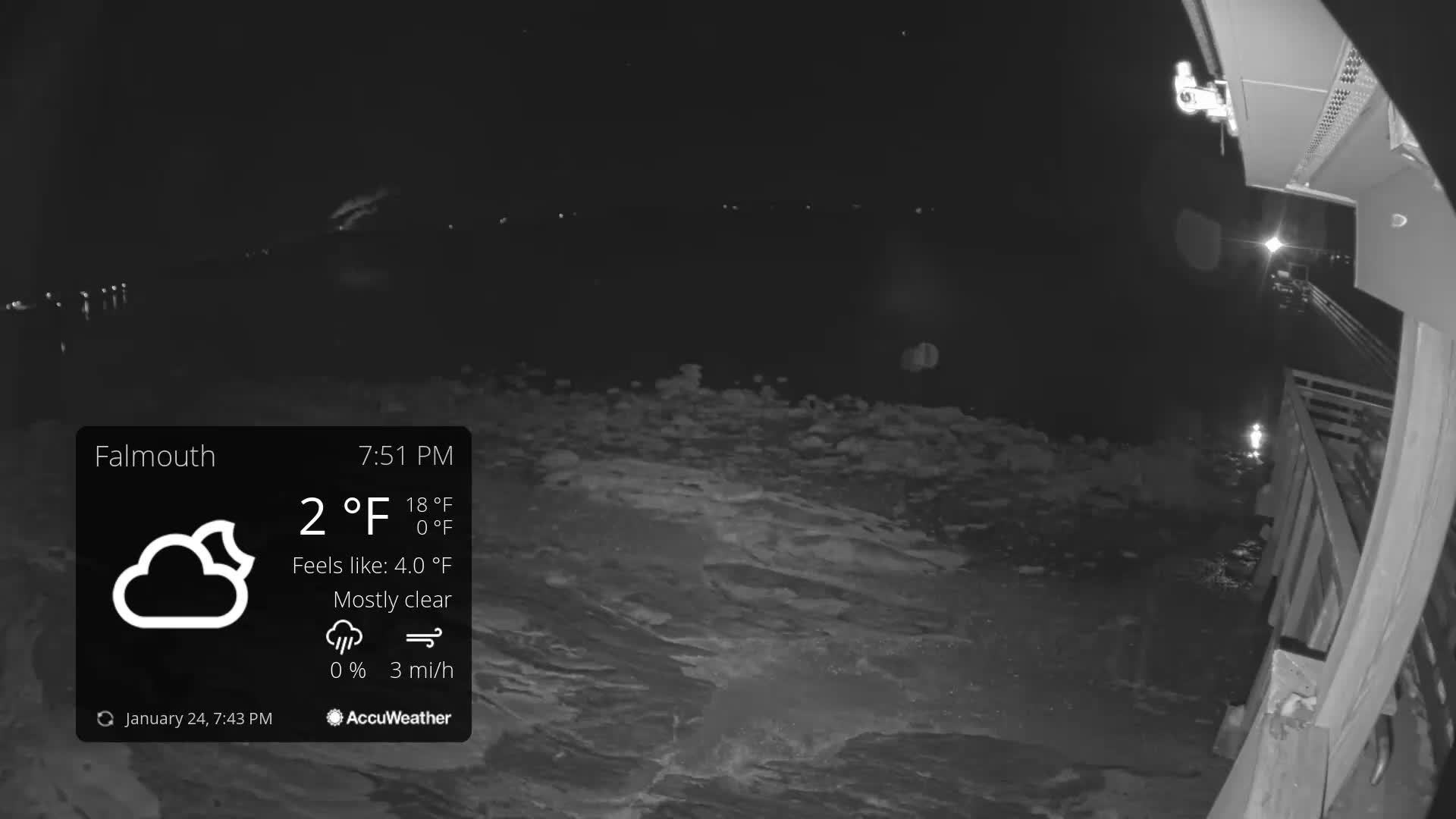 Falmouth Coast & Casco Bay Live Cam - Falmouth, Cumberland, Maine, USA