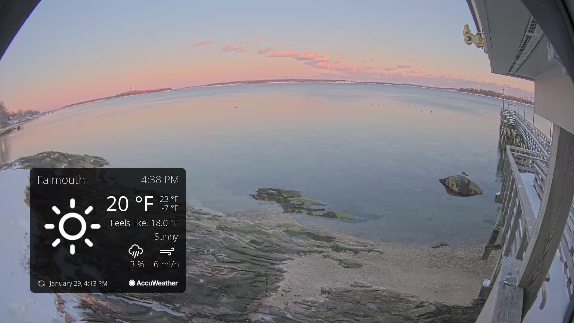 Falmouth Coast & Casco Bay Live Cam - Falmouth, Cumberland, Maine, USA