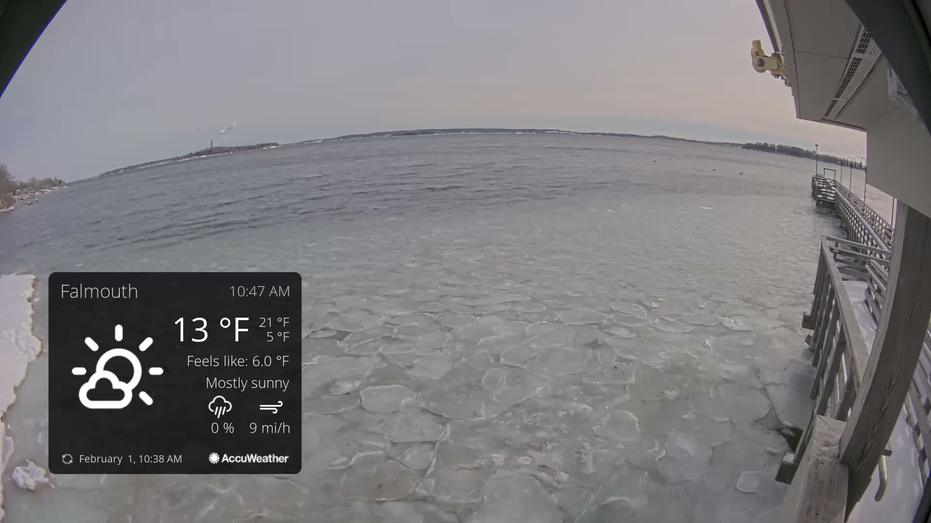 Falmouth Coast & Casco Bay Live Cam - Falmouth, Cumberland, Maine, USA