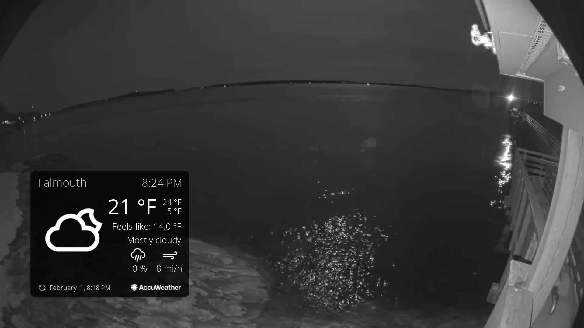 Falmouth Coast & Casco Bay Live Cam - Falmouth, Cumberland, Maine, USA