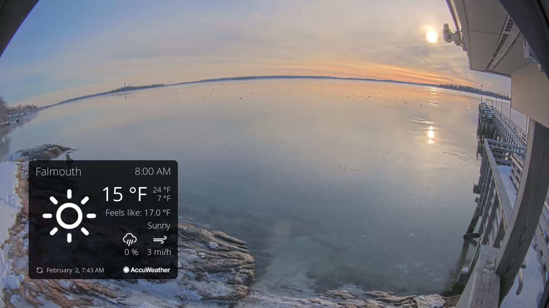Falmouth Coast & Casco Bay Live Cam - Falmouth, Cumberland, Maine, USA