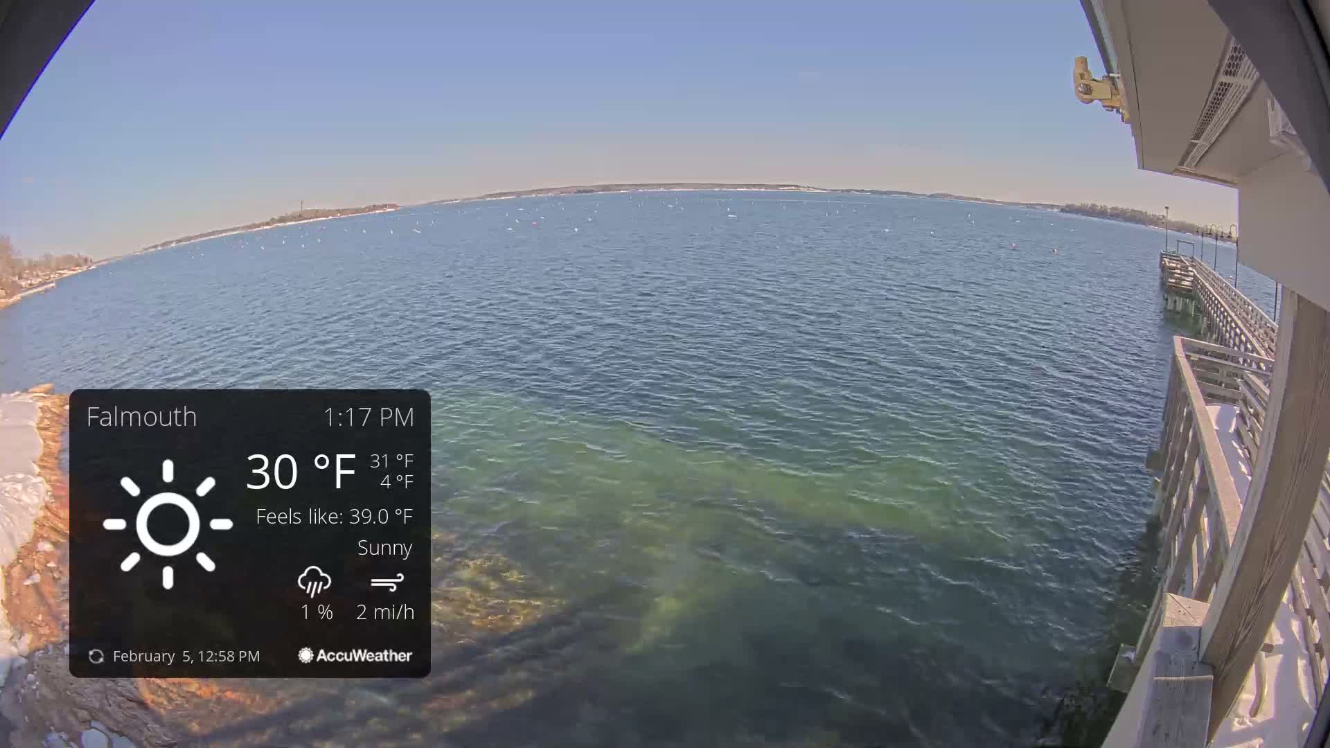 Falmouth Coast & Casco Bay Live Cam - Falmouth, Cumberland, Maine, USA