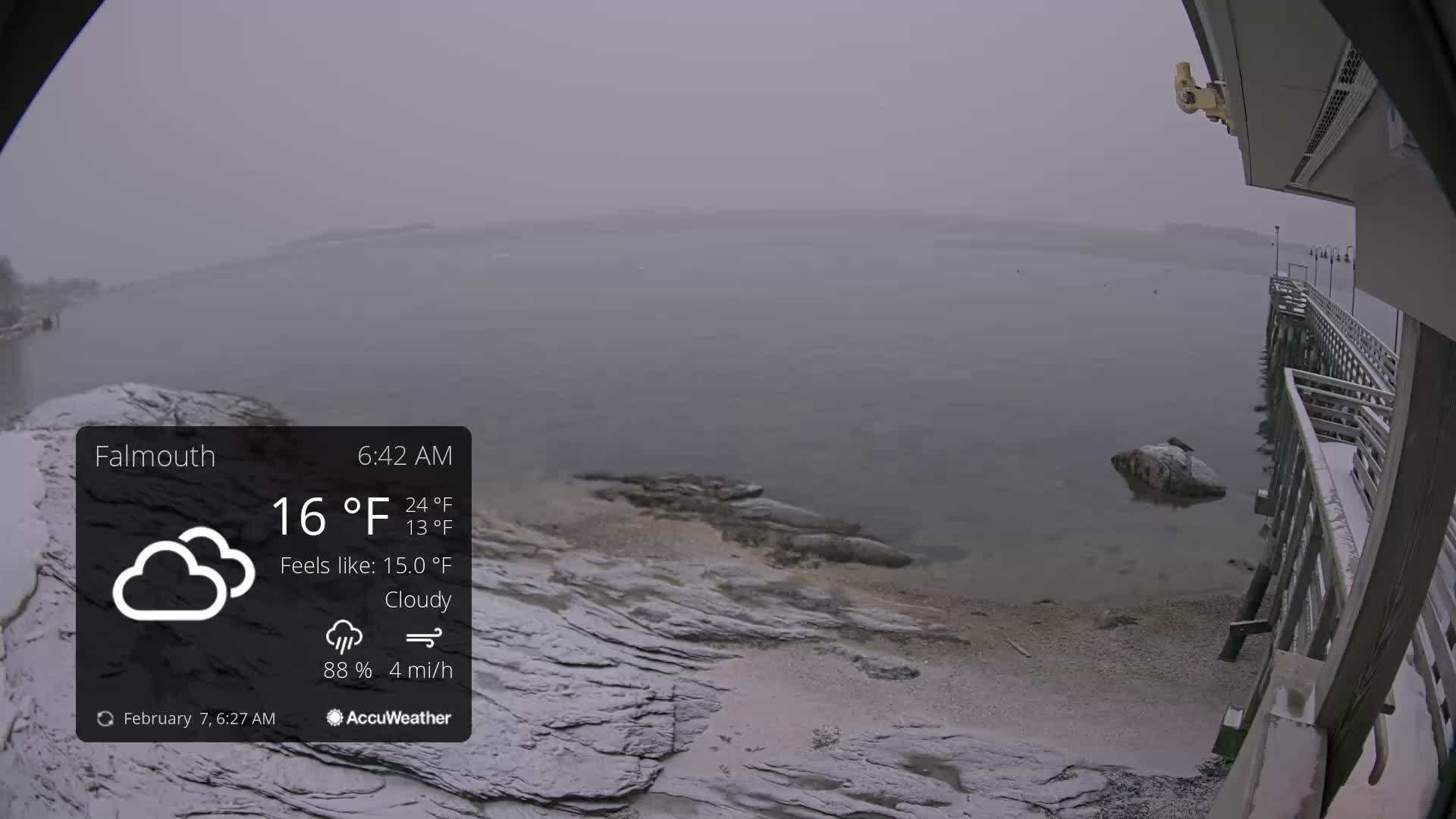 Falmouth Coast & Casco Bay Live Cam - Falmouth, Cumberland, Maine, USA