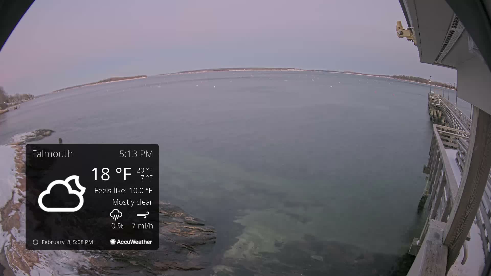 Falmouth Coast & Casco Bay Live Cam - Falmouth, Cumberland, Maine, USA