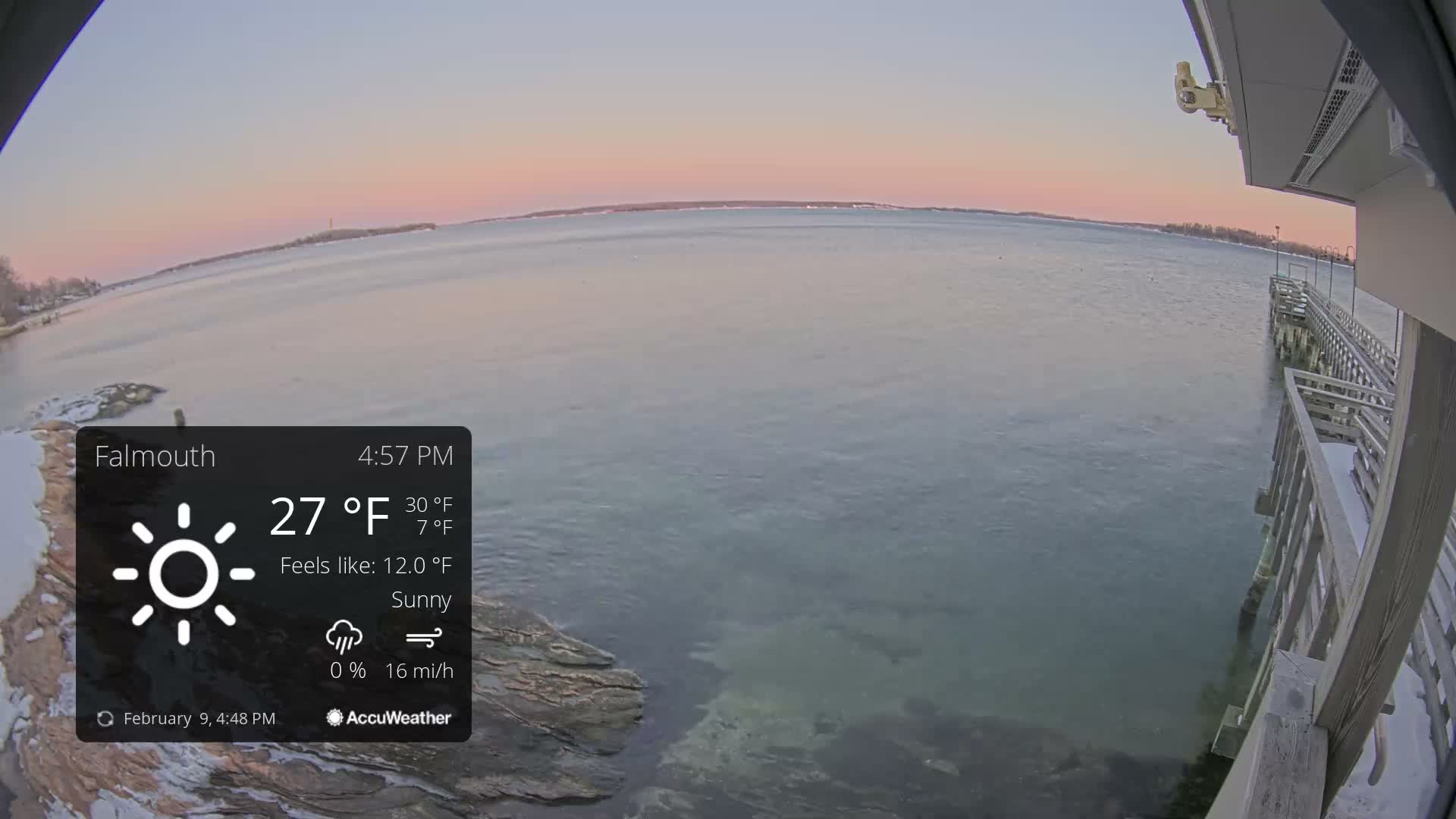 Falmouth Coast & Casco Bay Live Cam - Falmouth, Cumberland, Maine, USA