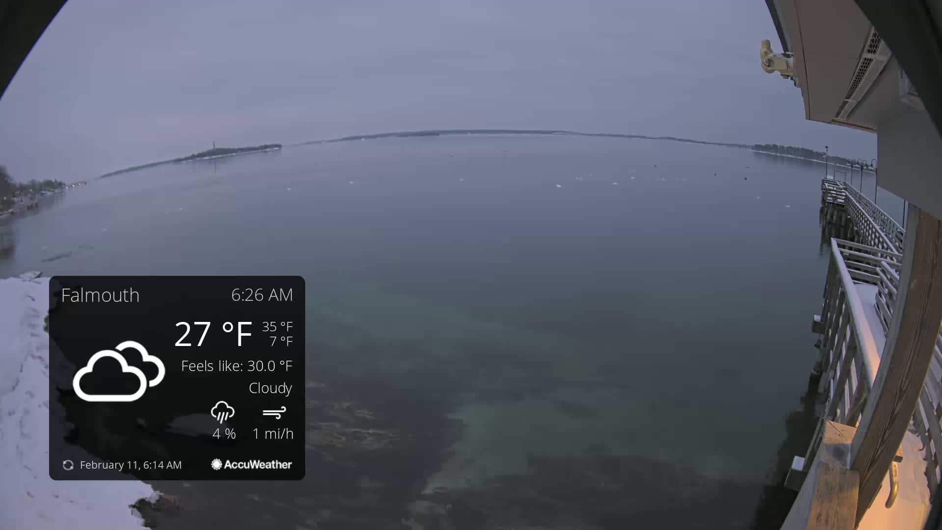 Falmouth Coast & Casco Bay Live Cam - Falmouth, Cumberland, Maine, USA