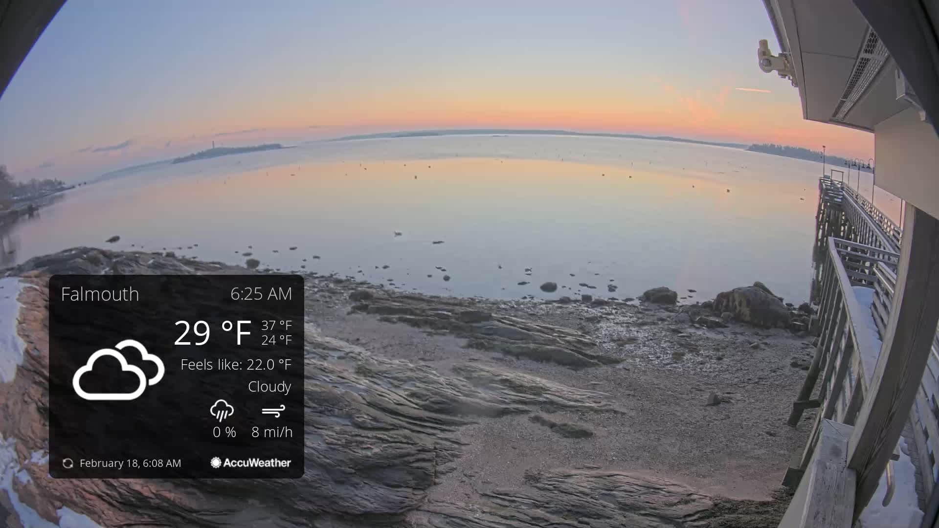 Falmouth Coast & Casco Bay Live Cam - Falmouth, Cumberland, Maine, USA