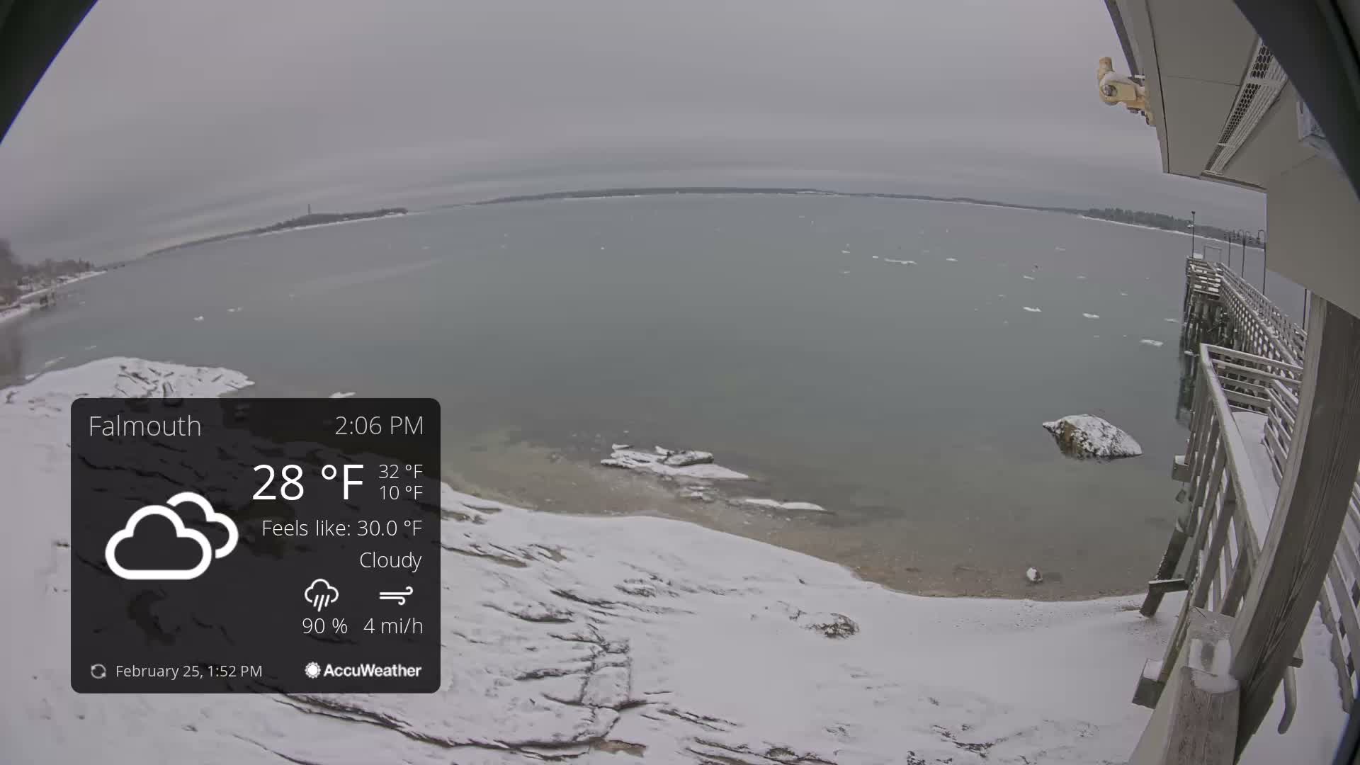 Falmouth Coast & Casco Bay Live Cam - Falmouth, Cumberland, Maine, USA