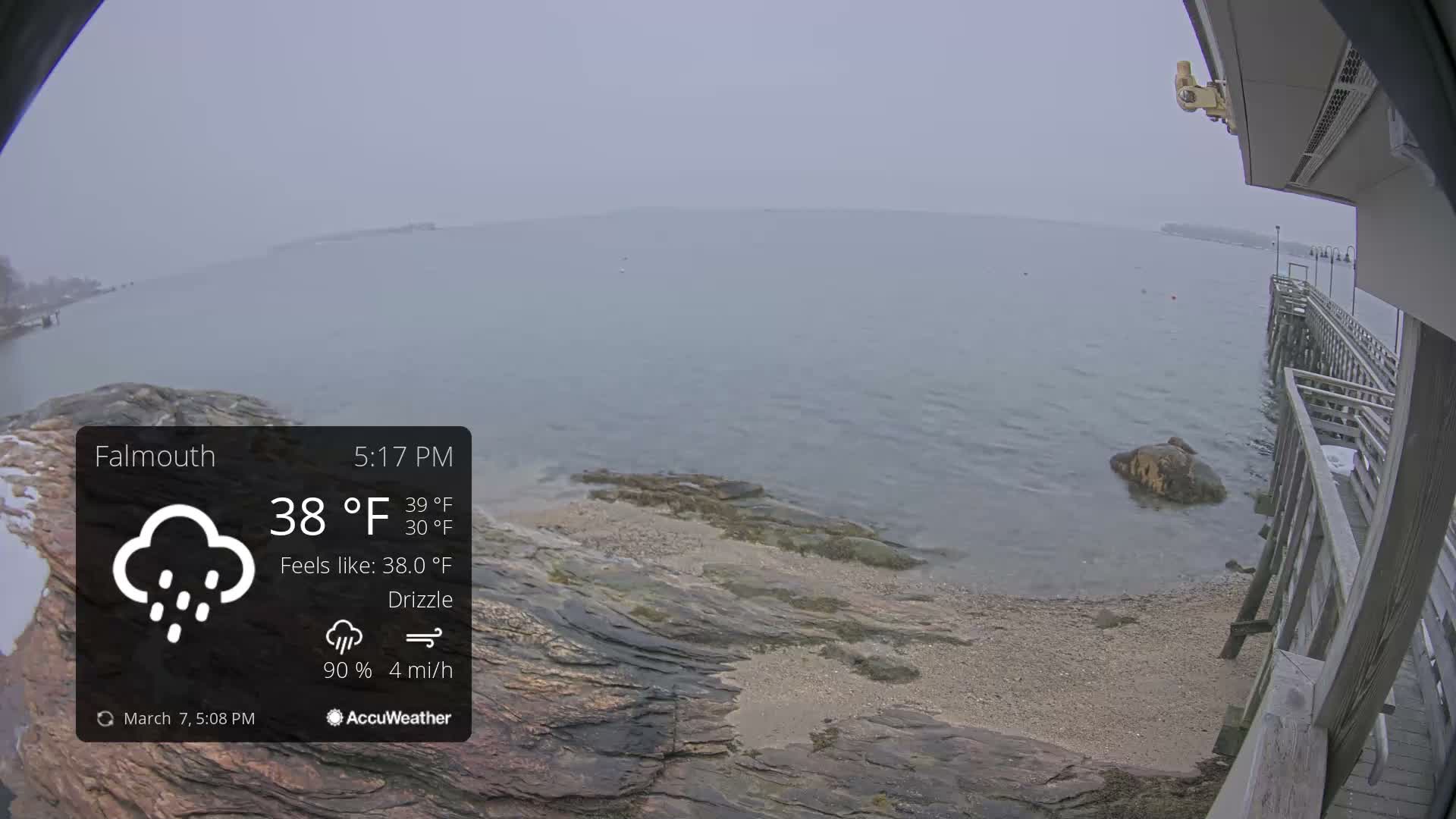 Falmouth Coast & Casco Bay Live Cam - Falmouth, Cumberland, Maine, USA