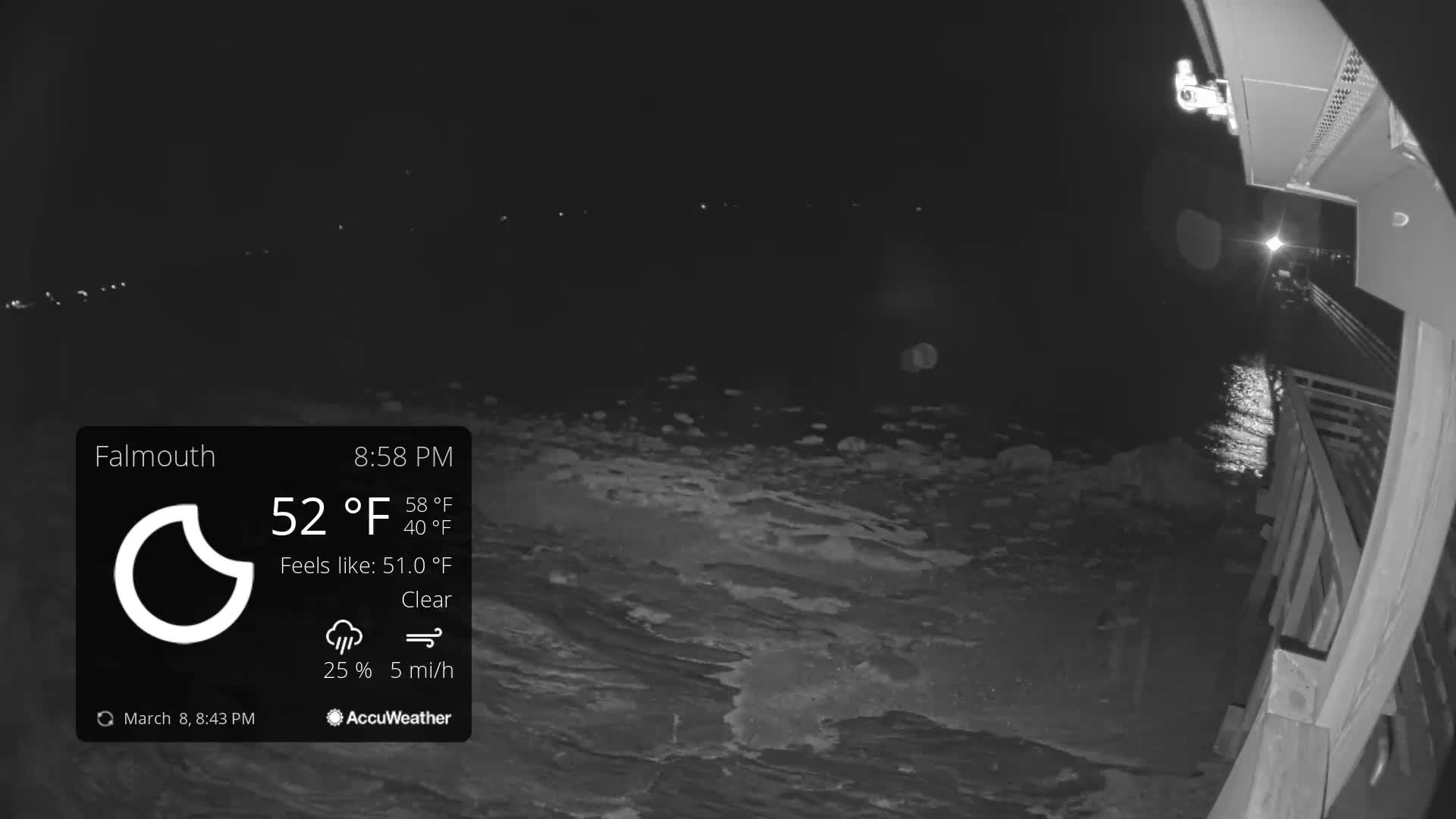 Falmouth Coast & Casco Bay Live Cam - Falmouth, Cumberland, Maine, USA