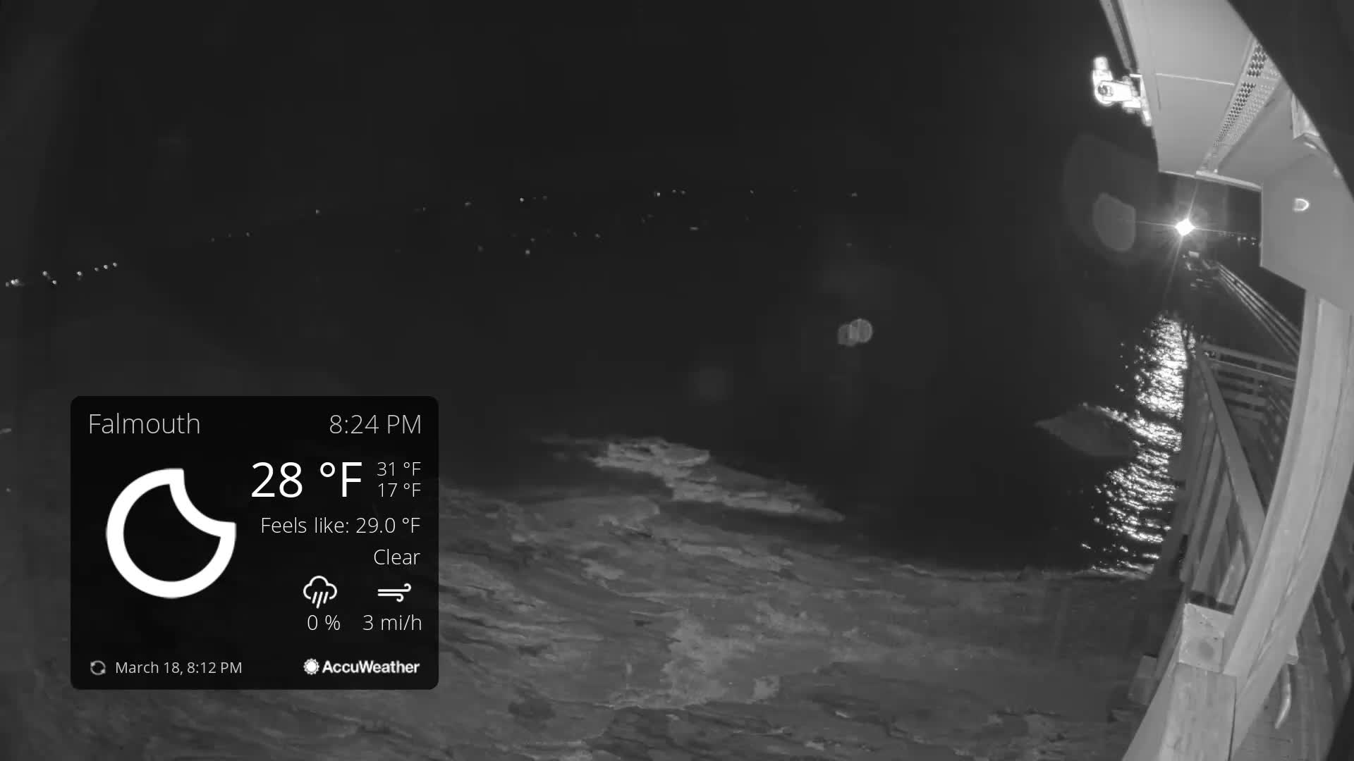 Falmouth Coast & Casco Bay Live Cam - Falmouth, Cumberland, Maine, USA