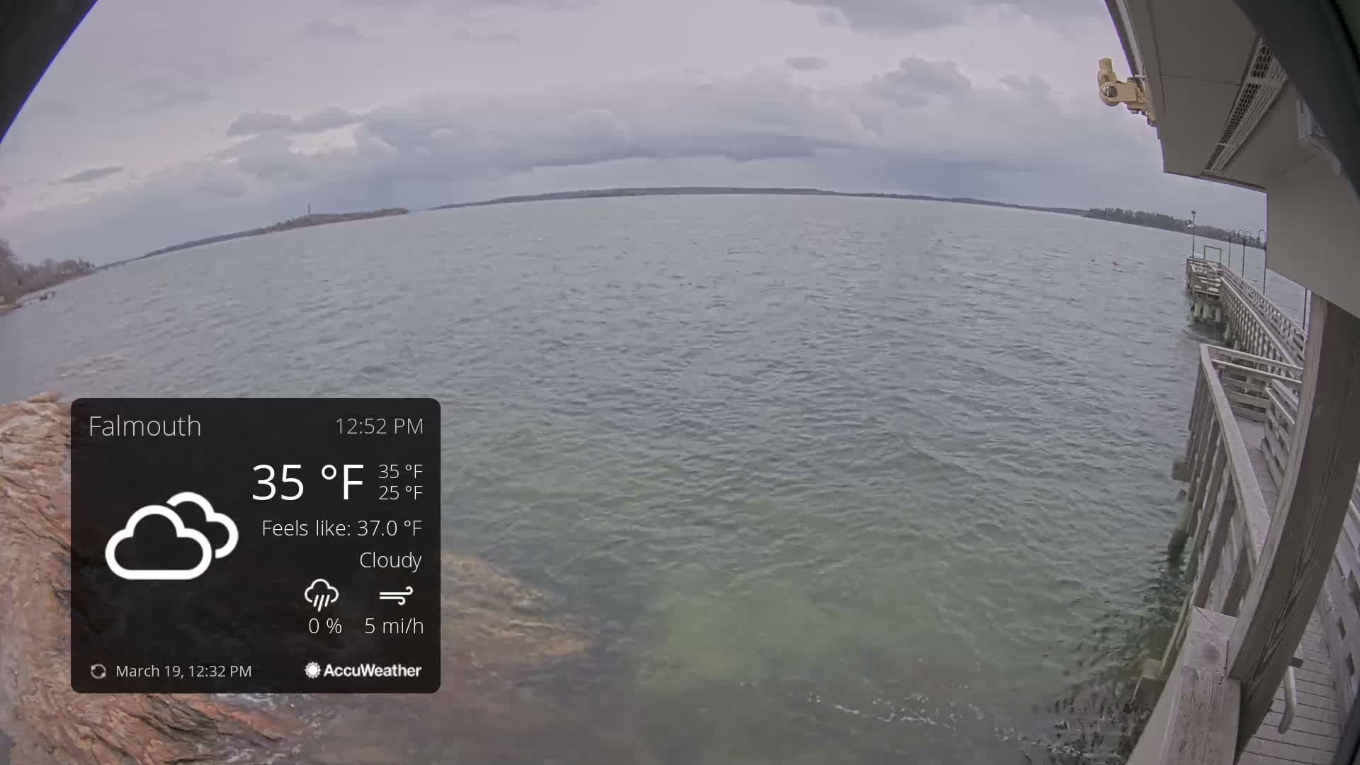 Falmouth Coast & Casco Bay Live Cam - Falmouth, Cumberland, Maine, USA