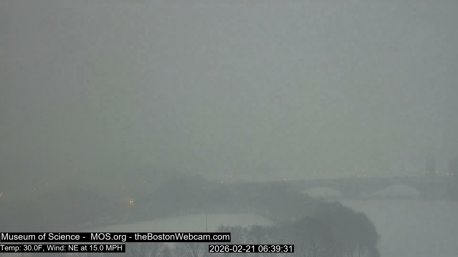 Charles River & Boston City View Live Cam - Boston, Massachusetts, USA