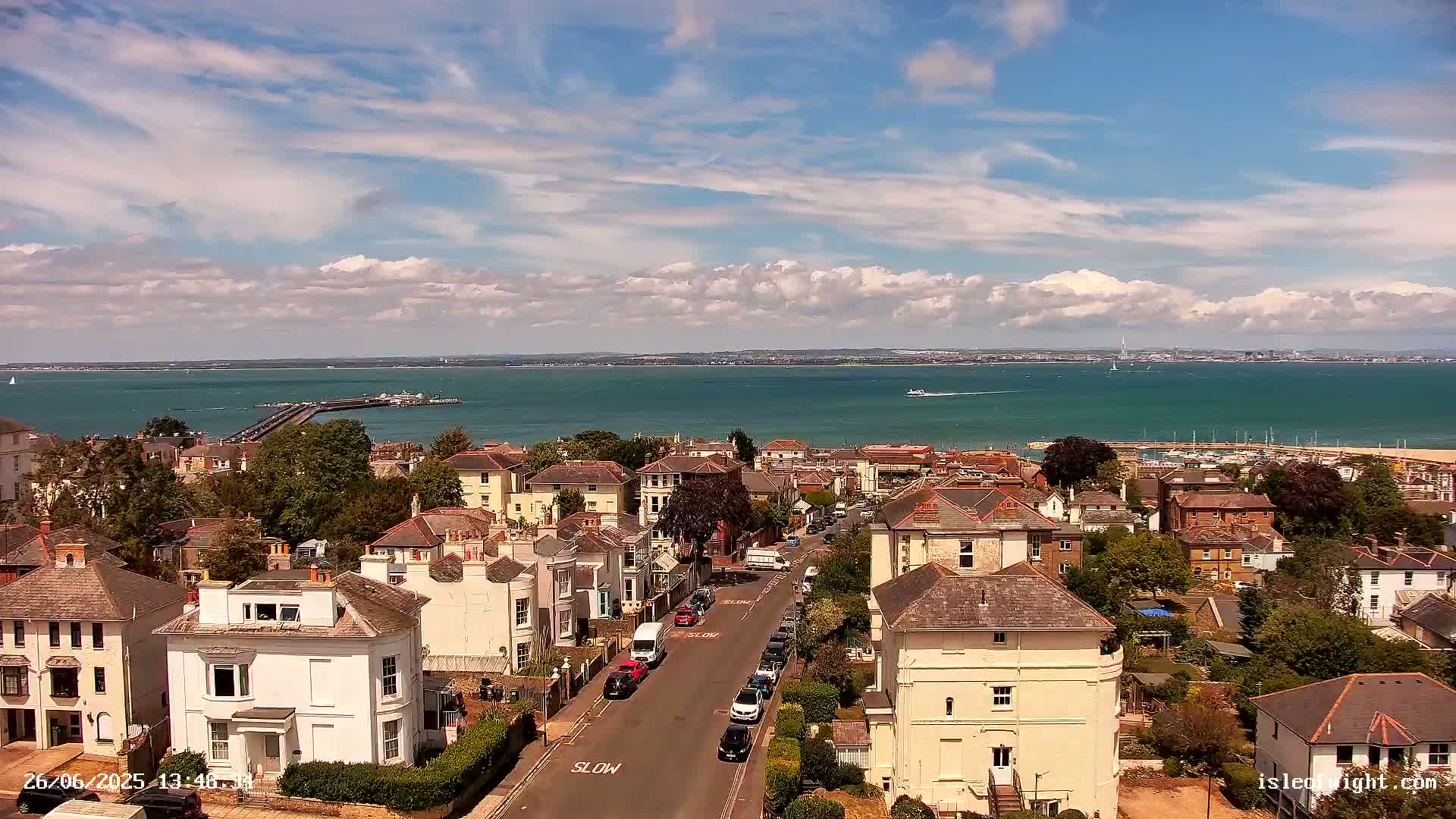 Isle of Wight Ryde / Solent / Southsea/ Portsmuth Scene Live Cam - Ryde, Isle of Wight, South East, England, United Kingdom