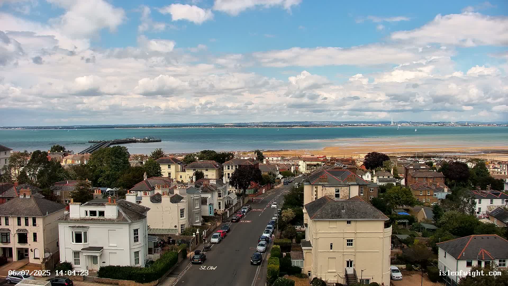 Isle of Wight Ryde / Solent / Southsea/ Portsmuth Scene Live Cam - Ryde, Isle of Wight, South East, England, United Kingdom