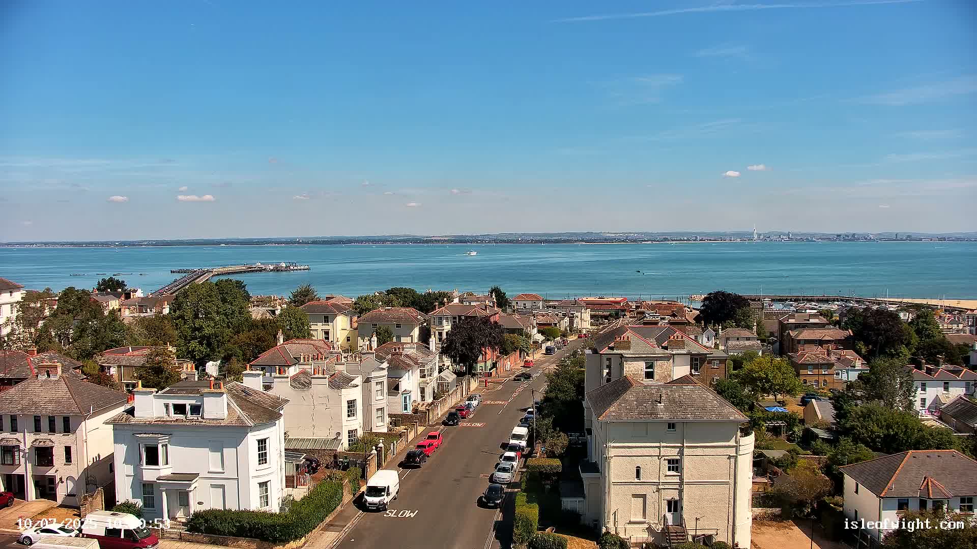 Isle of Wight Ryde / Solent / Southsea/ Portsmuth Scene Live Cam - Ryde, Isle of Wight, South East, England, United Kingdom