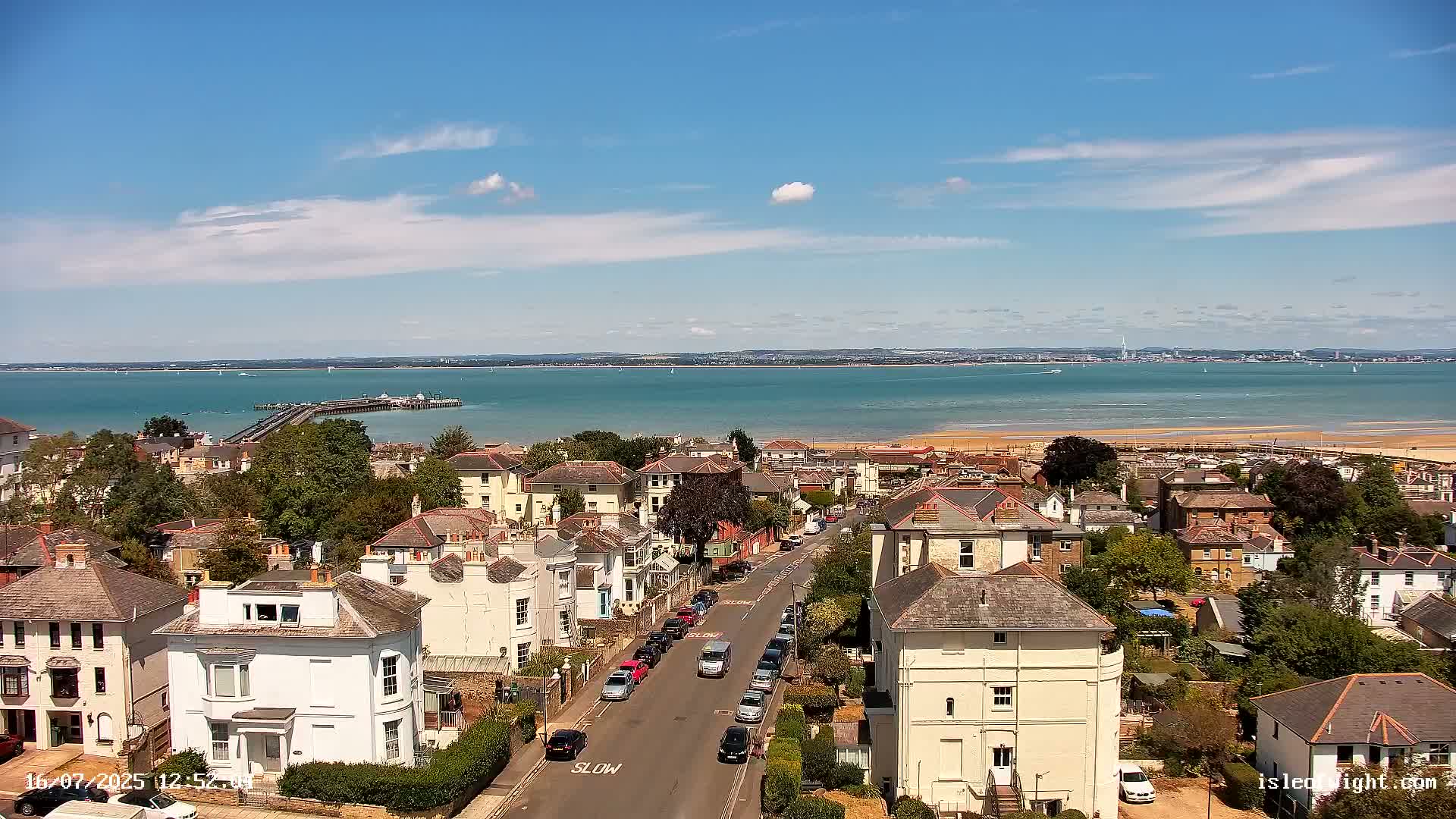 Isle of Wight Ryde / Solent / Southsea/ Portsmuth Scene Live Cam - Ryde, Isle of Wight, South East, England, United Kingdom