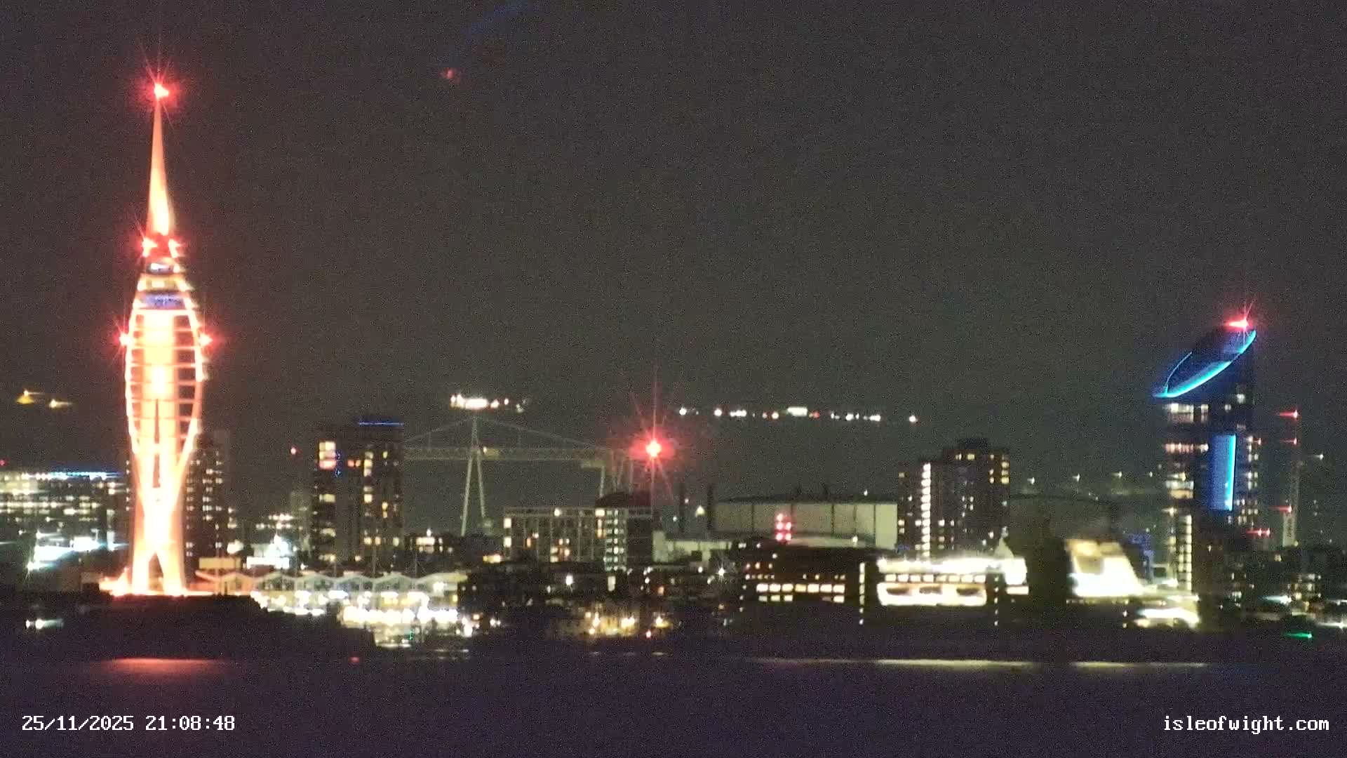 Isle of Wight Ryde / Solent / Southsea/ Portsmuth Scene Live Cam - Ryde, Isle of Wight, South East, England, United Kingdom