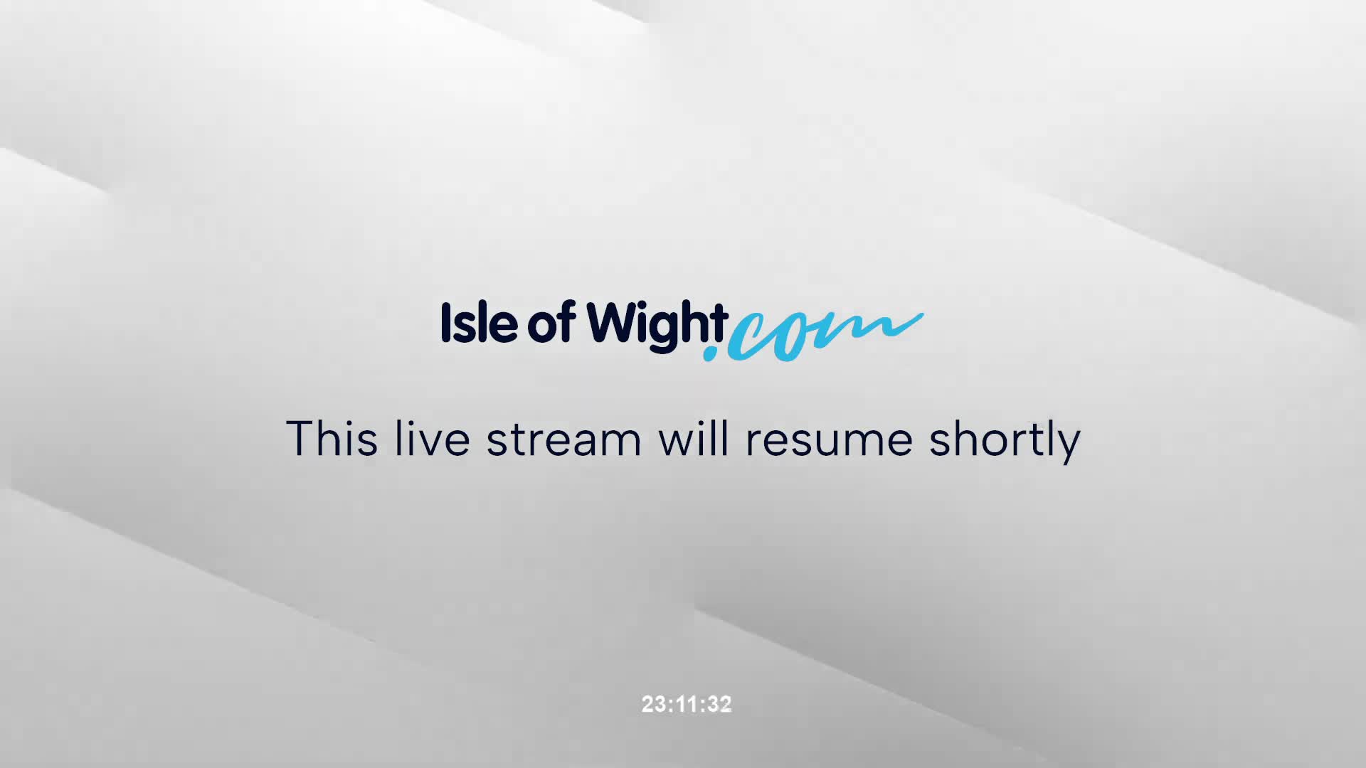 The image displays a light gray background with subtle abstract diagonal patterns.