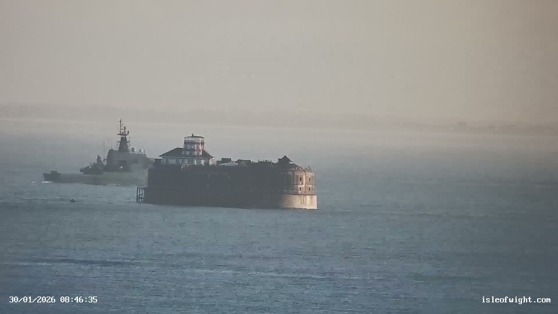 Isle of Wight Ryde / Solent / Southsea/ Portsmuth Scene Live Cam - Ryde, Isle of Wight, South East, England, United Kingdom